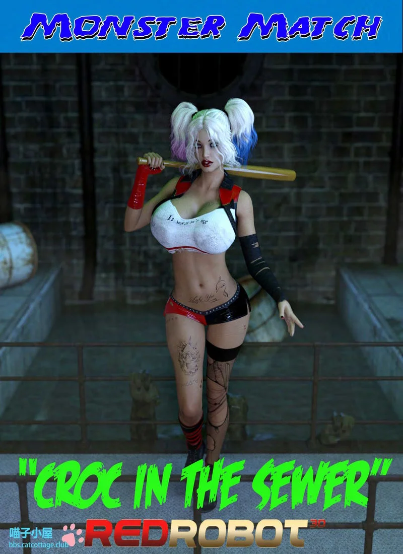 Monster Match Croc in the Sewer [RedRobot3D] cover