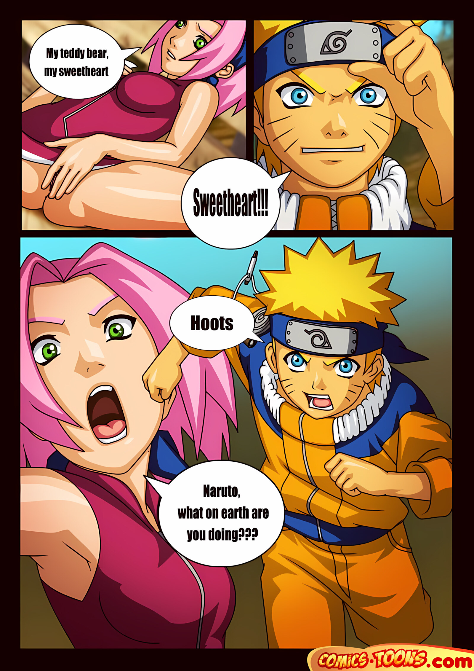 Naruto X Sakura [Comics-Toons], Naruto X Sakura, page 2 of 15