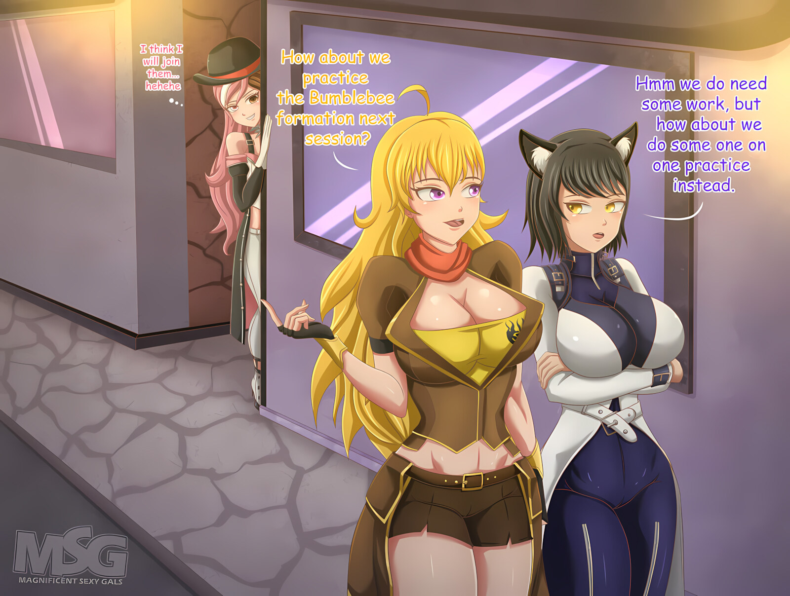 Neo’s Evil Ploy [Magnificent Sexy Gals], Neo's Evil Ploy, page 2 of 15