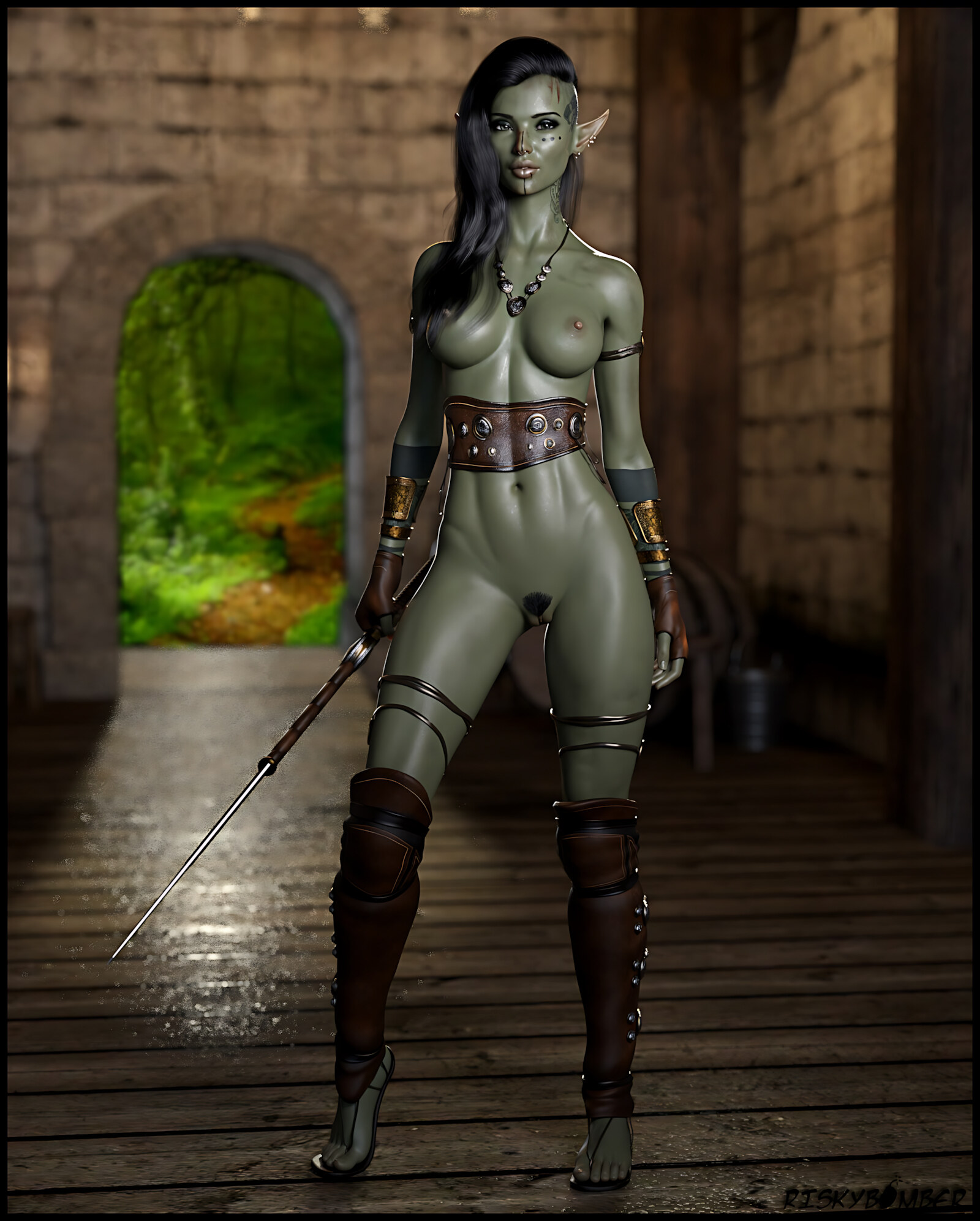 Orc Huntress [Riskybomber], Orc Huntress, page 3 of 18