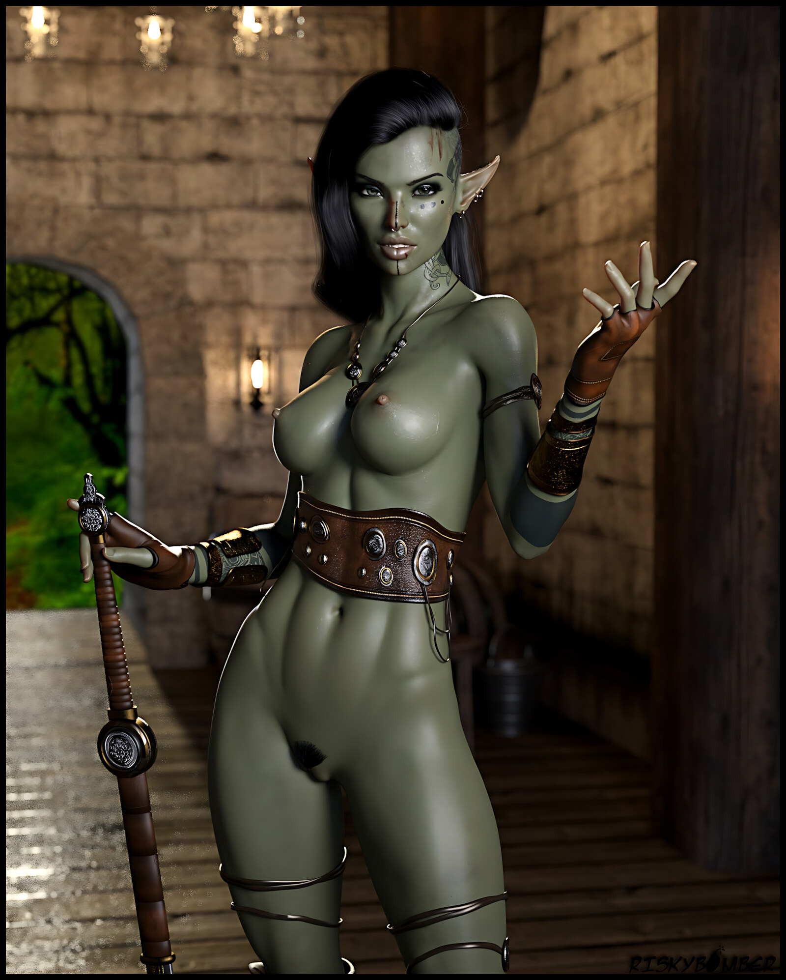 Orc Huntress [Riskybomber], Orc Huntress, page 4 of 18