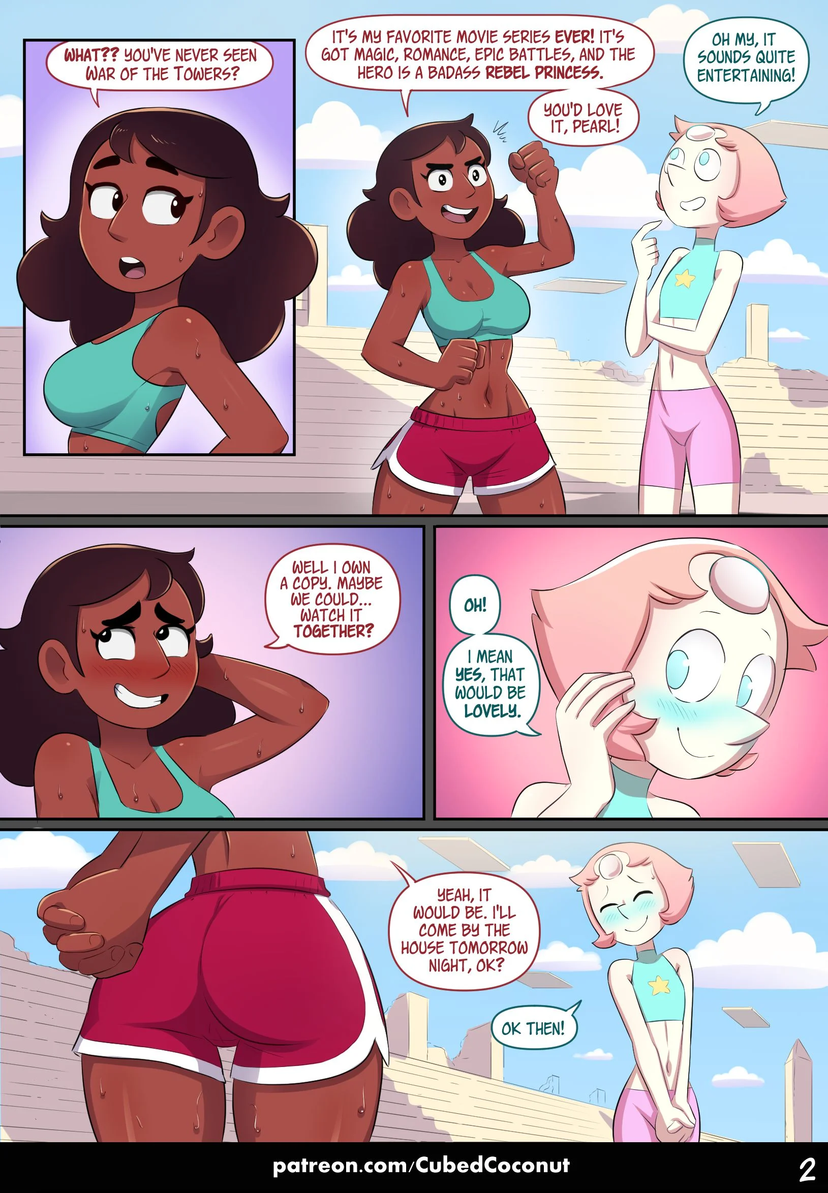 Pearl’s Fav Student (Steven Universe), 1 . Pearl's Fav Student - Chapter 1 [CubedCoconut], page 3 of 43
