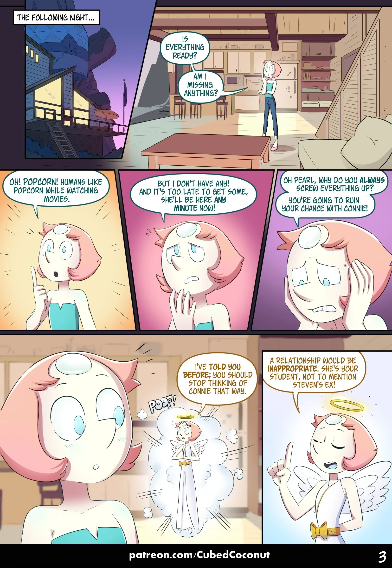 Pearl’s Fav Student (Steven Universe), 1 . Pearl's Fav Student - Chapter 1 [CubedCoconut], page 4 of 43