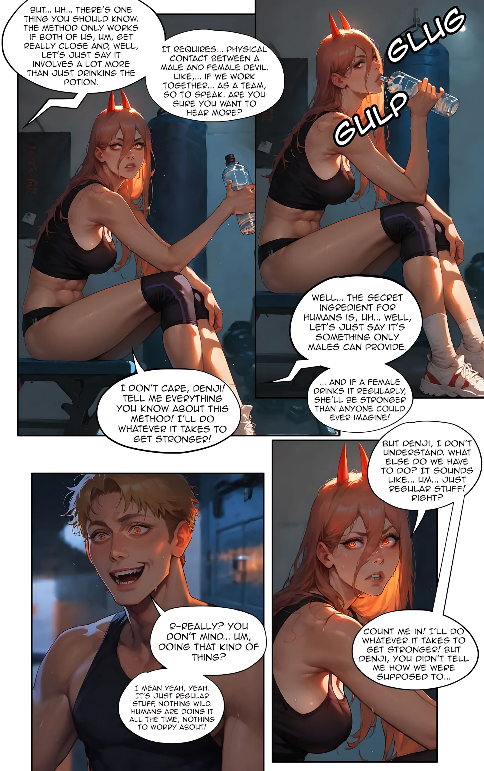 Playful Sloth- AI Comics, 3. Power and The Potion Of Strength, page 4 of 28
