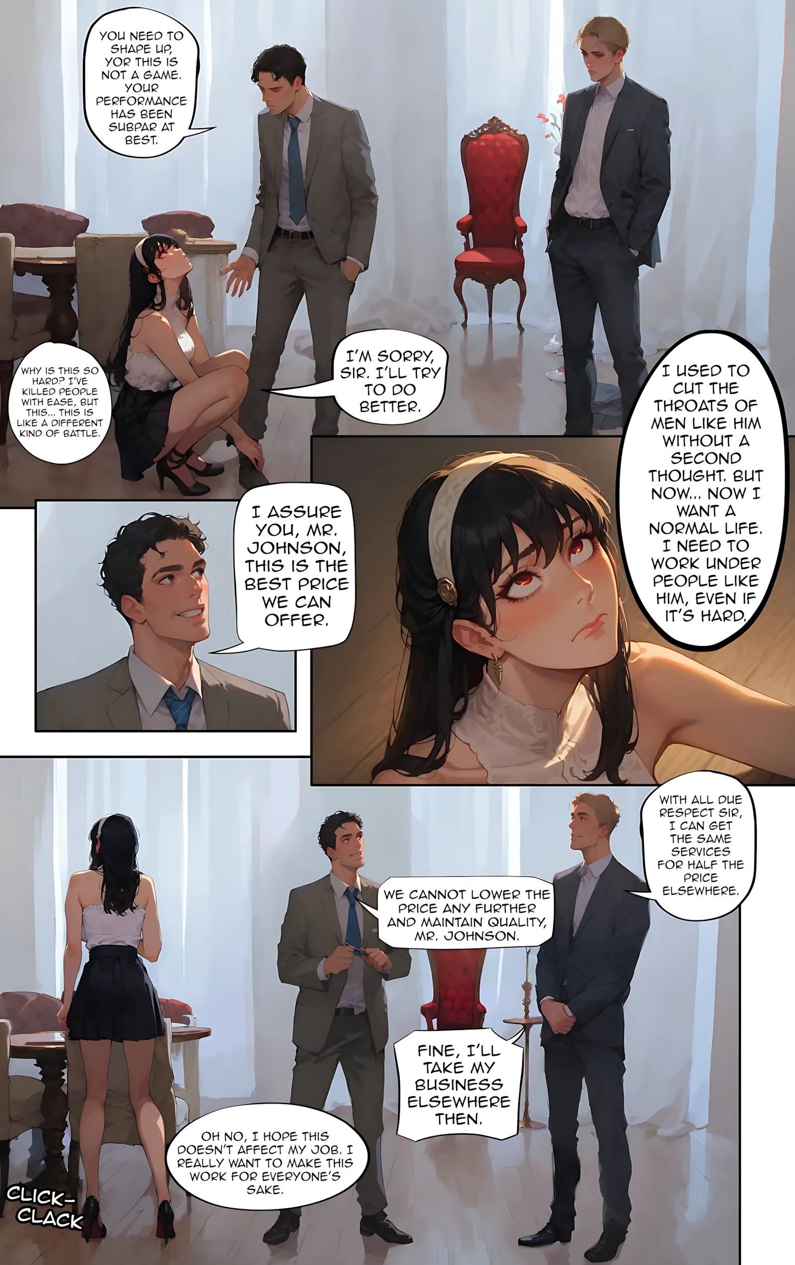 Playful Sloth- AI Comics, 1. The Private Assistant - Yor needs to get this Job done, page 3 of 23