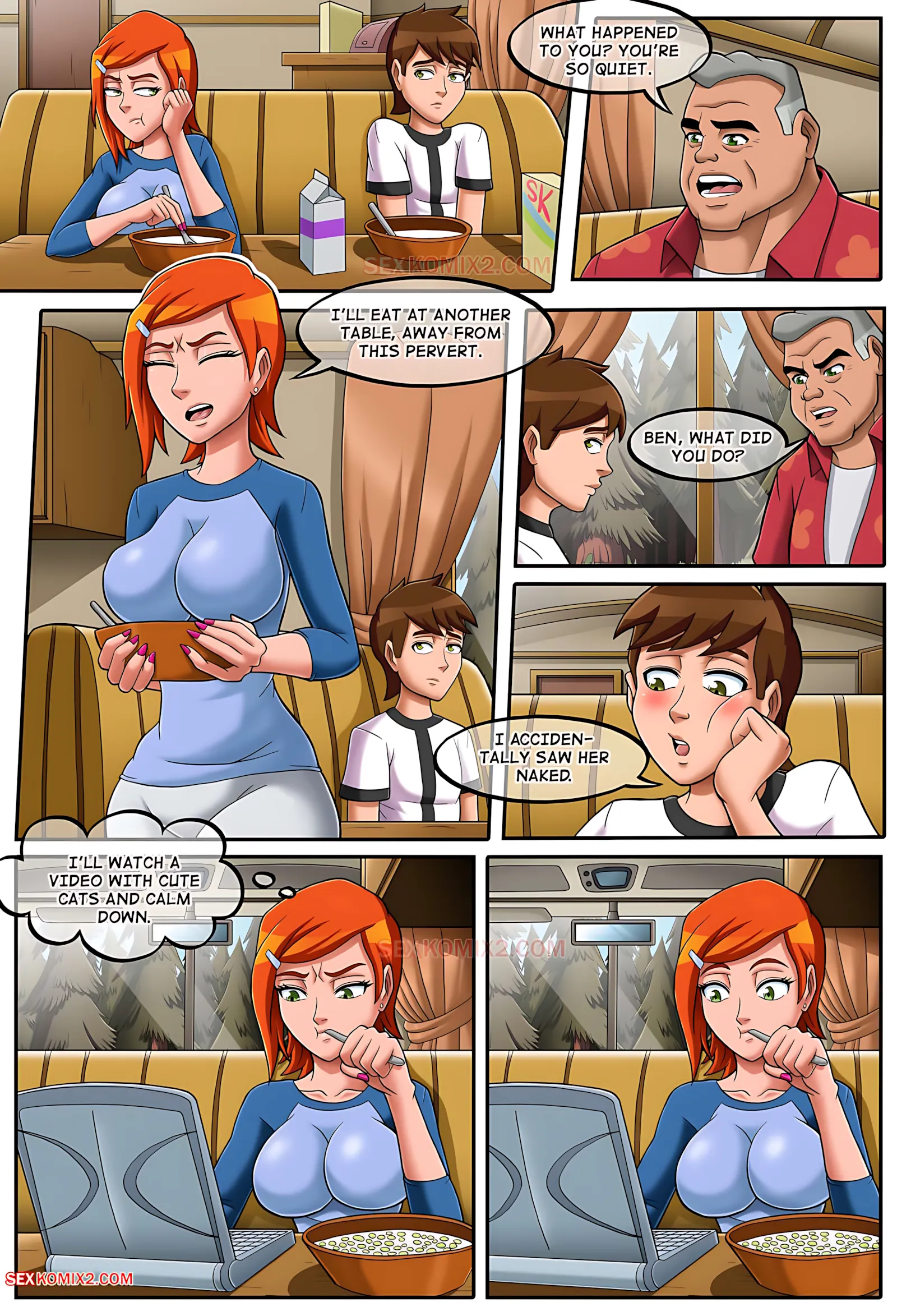 Porn with the cousin [ Ben 10], 1. Ben 10 - Porn with the cousin, page 4 of 20