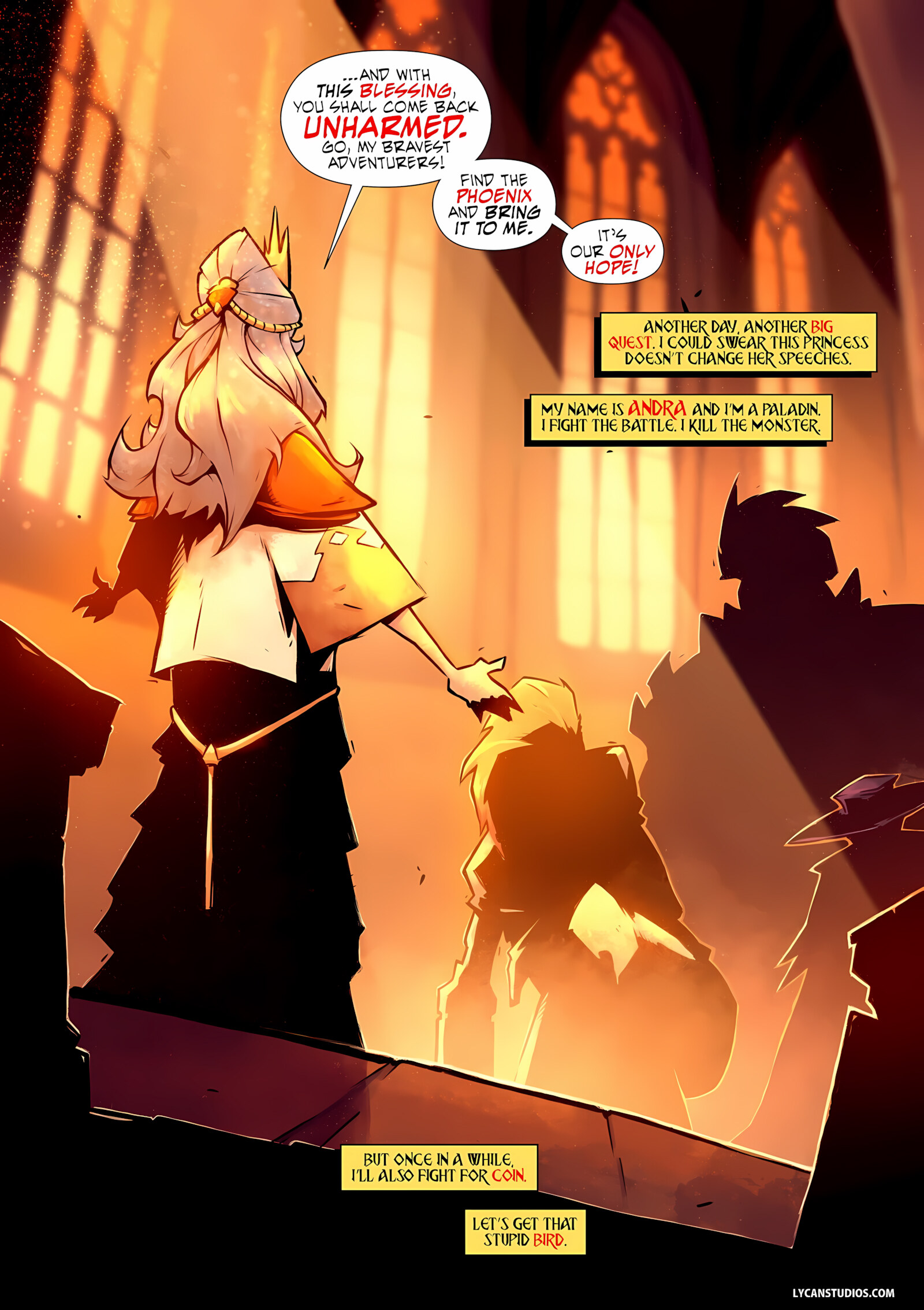 Quest for the Phoenix [Locofuria], Quest for the Phoenix, page 4 of 27