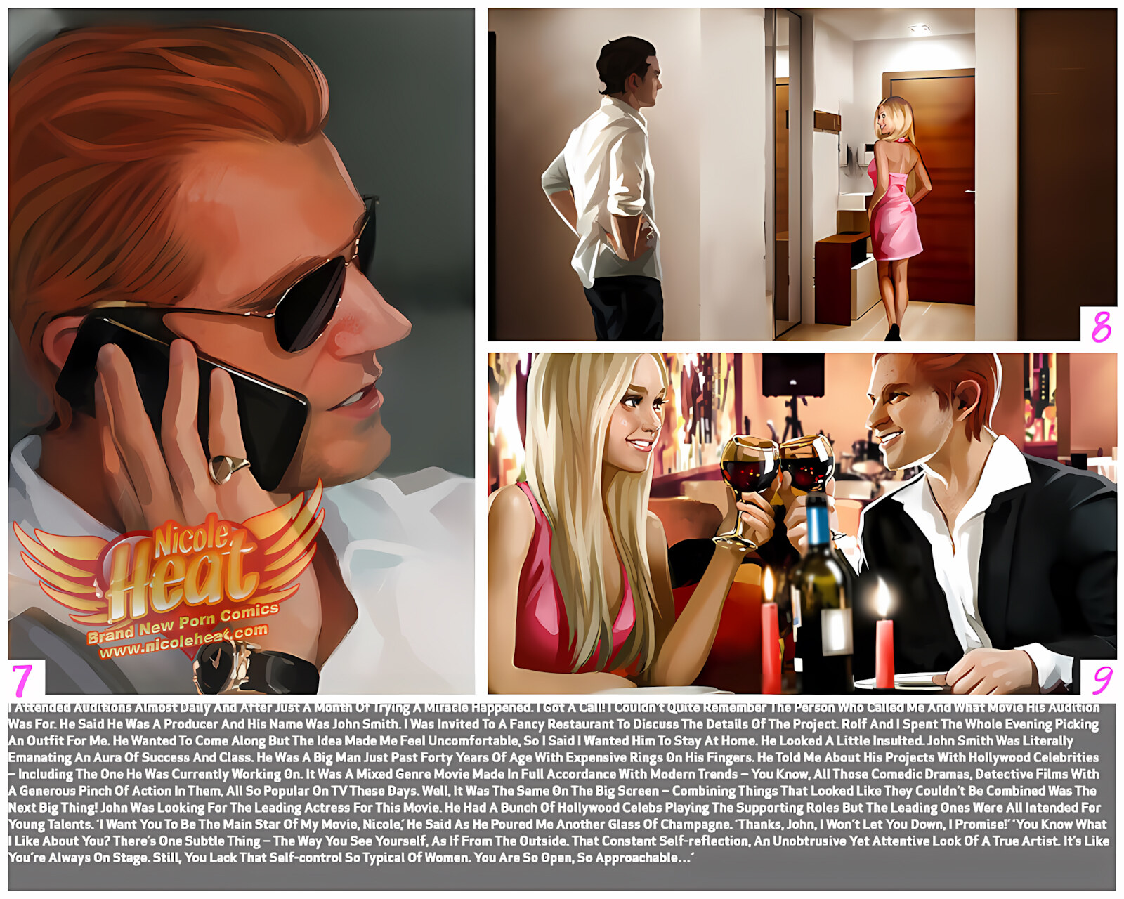 Retribution for naivety [Nicole Heat], Retribution for naivety, page 3 of 16