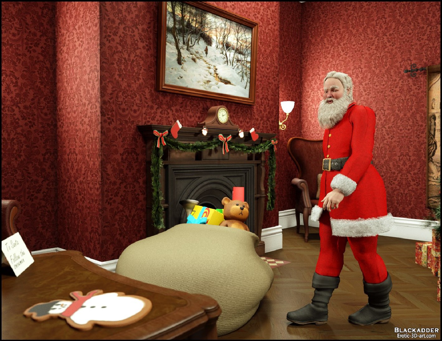 Santa Is Cumming [Blackadder], Santa Is Cumming, page 3 of 51