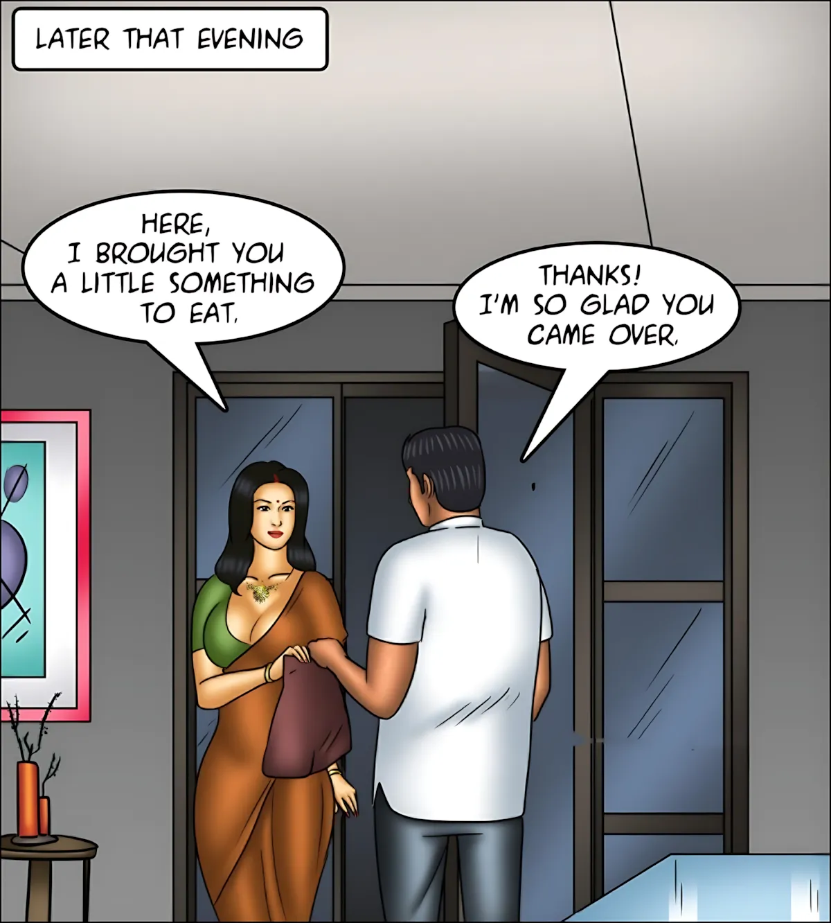 Savita Bhabhi 141-153 [Kirtu], Savita Bhabhi Episode 153 - Lessons In Lovemaking, page 46 of 139
