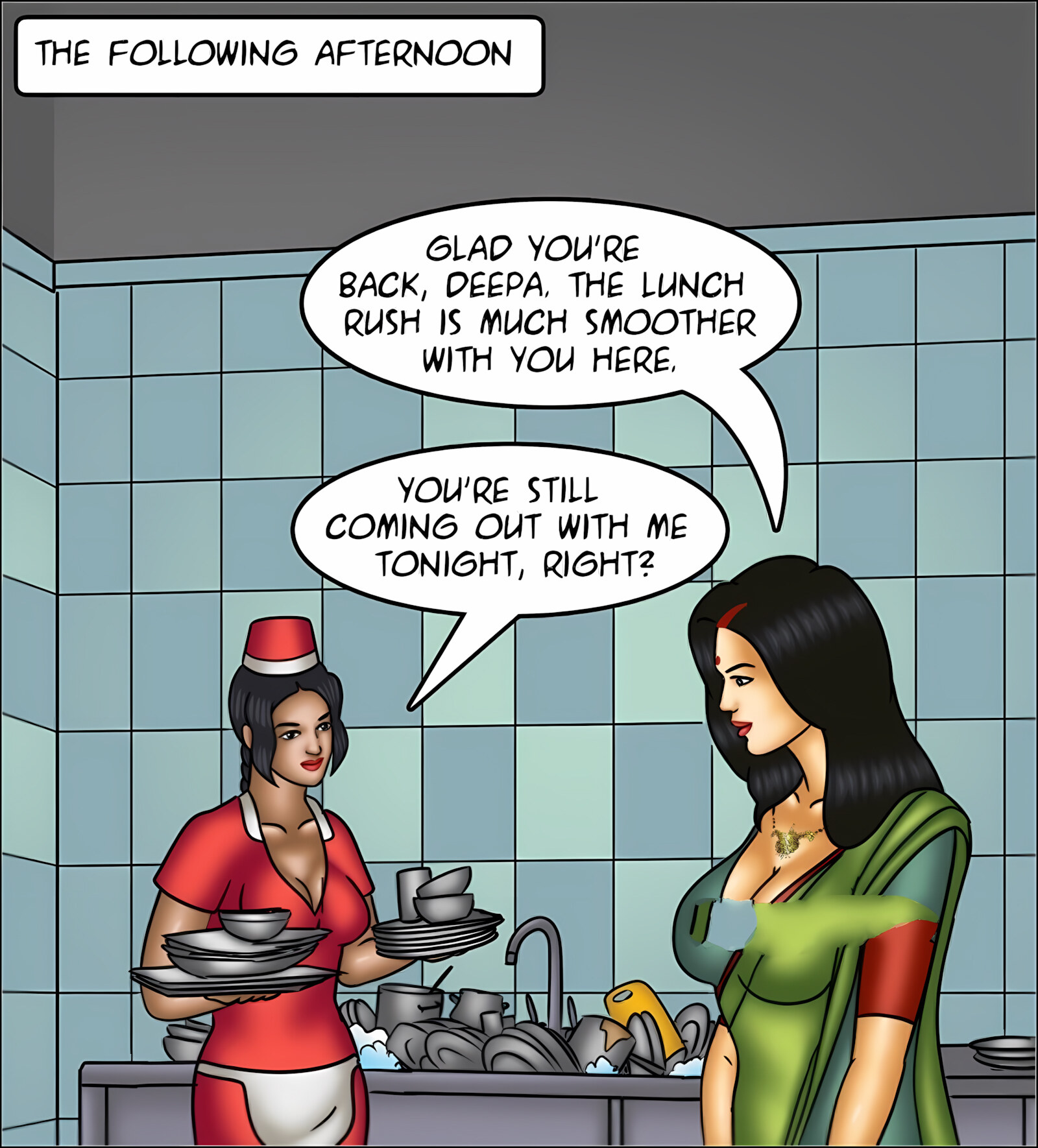 Savita Bhabhi 141-153 [Kirtu], Savita Bhabhi 149 - On The Rebound, page 55 of 143