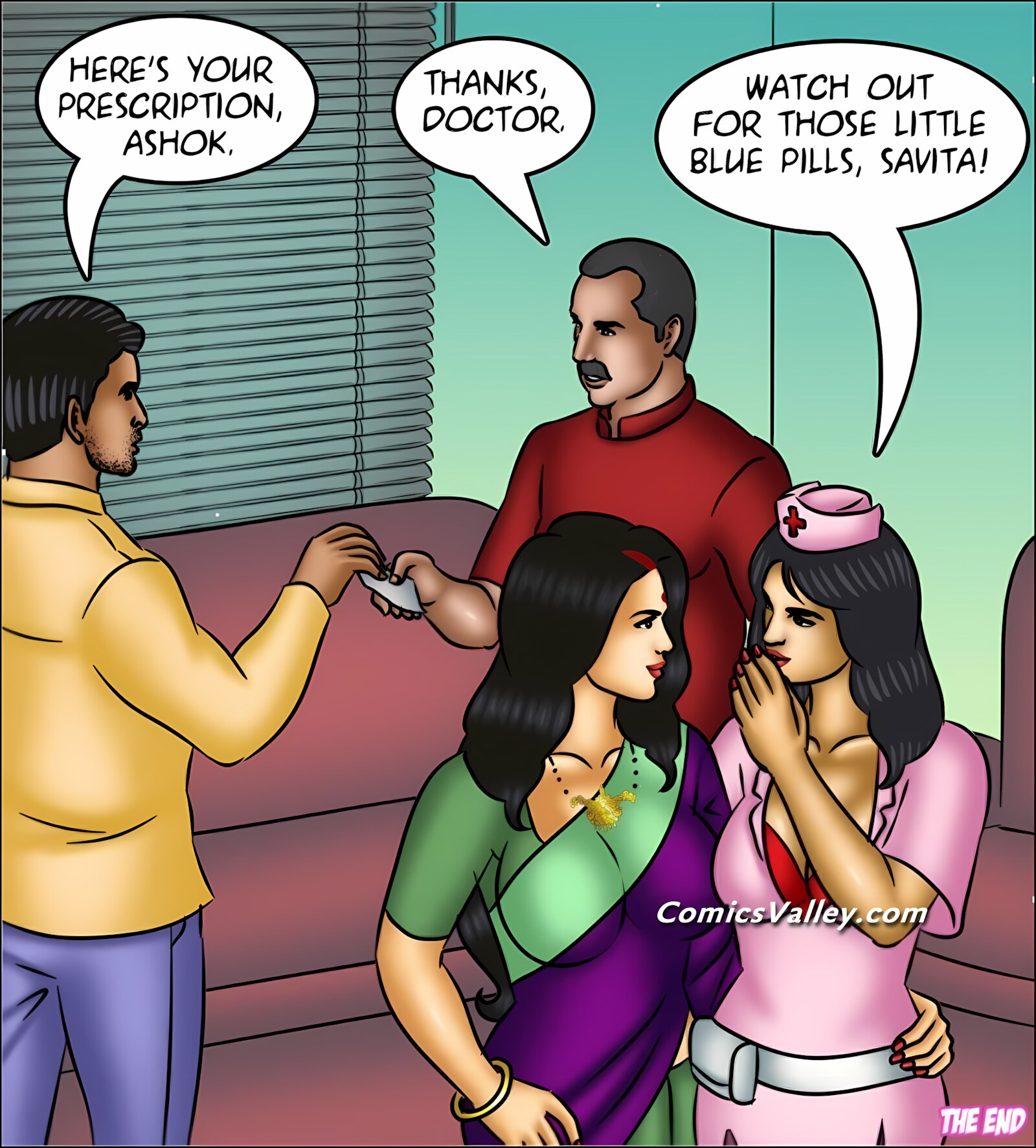 Savita Bhabhi 141-153 [Kirtu], Savita Bhabhi 148 - Little Blue Pill, page 142 of 142