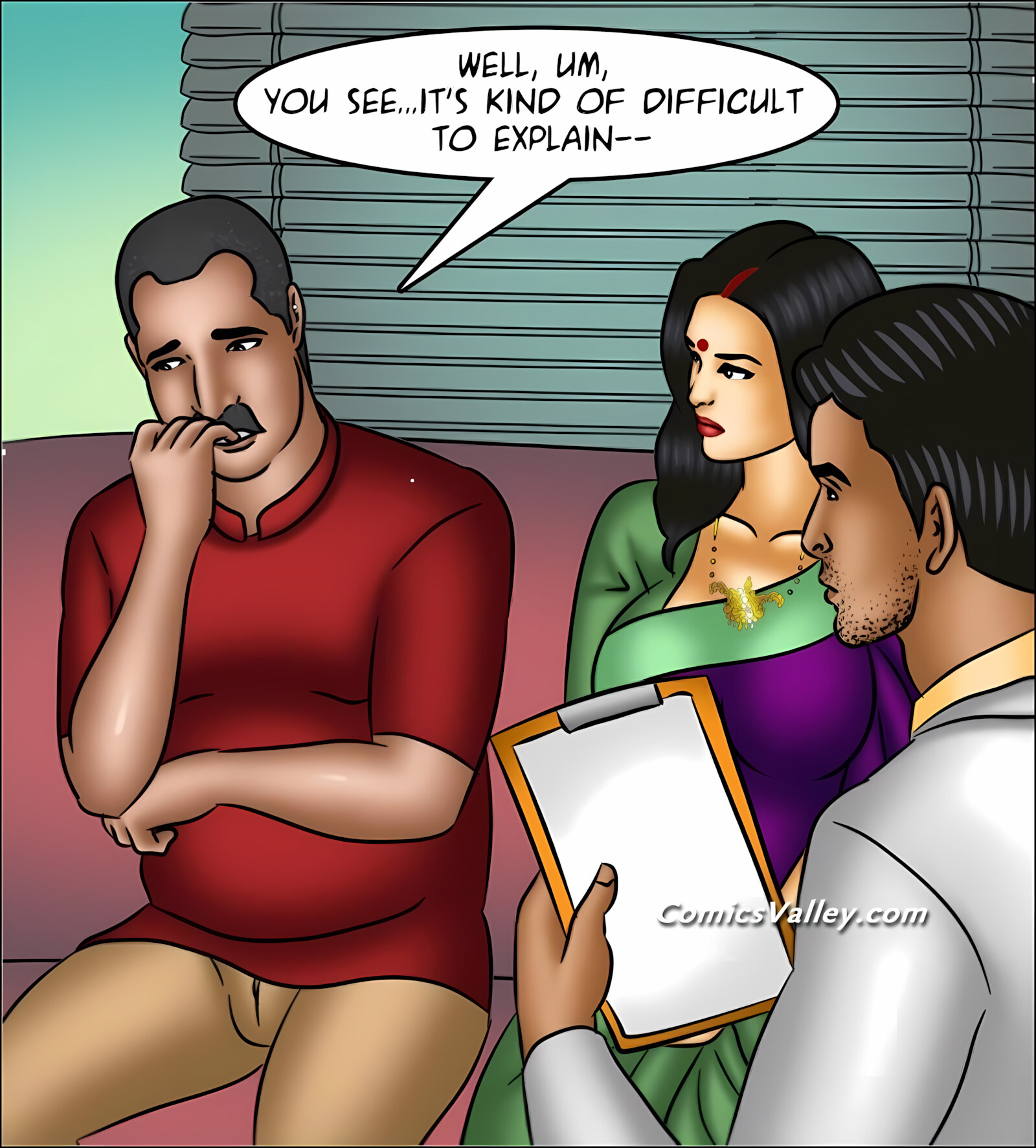Savita Bhabhi 141-153 [Kirtu], Savita Bhabhi 148 - Little Blue Pill, page 42 of 142