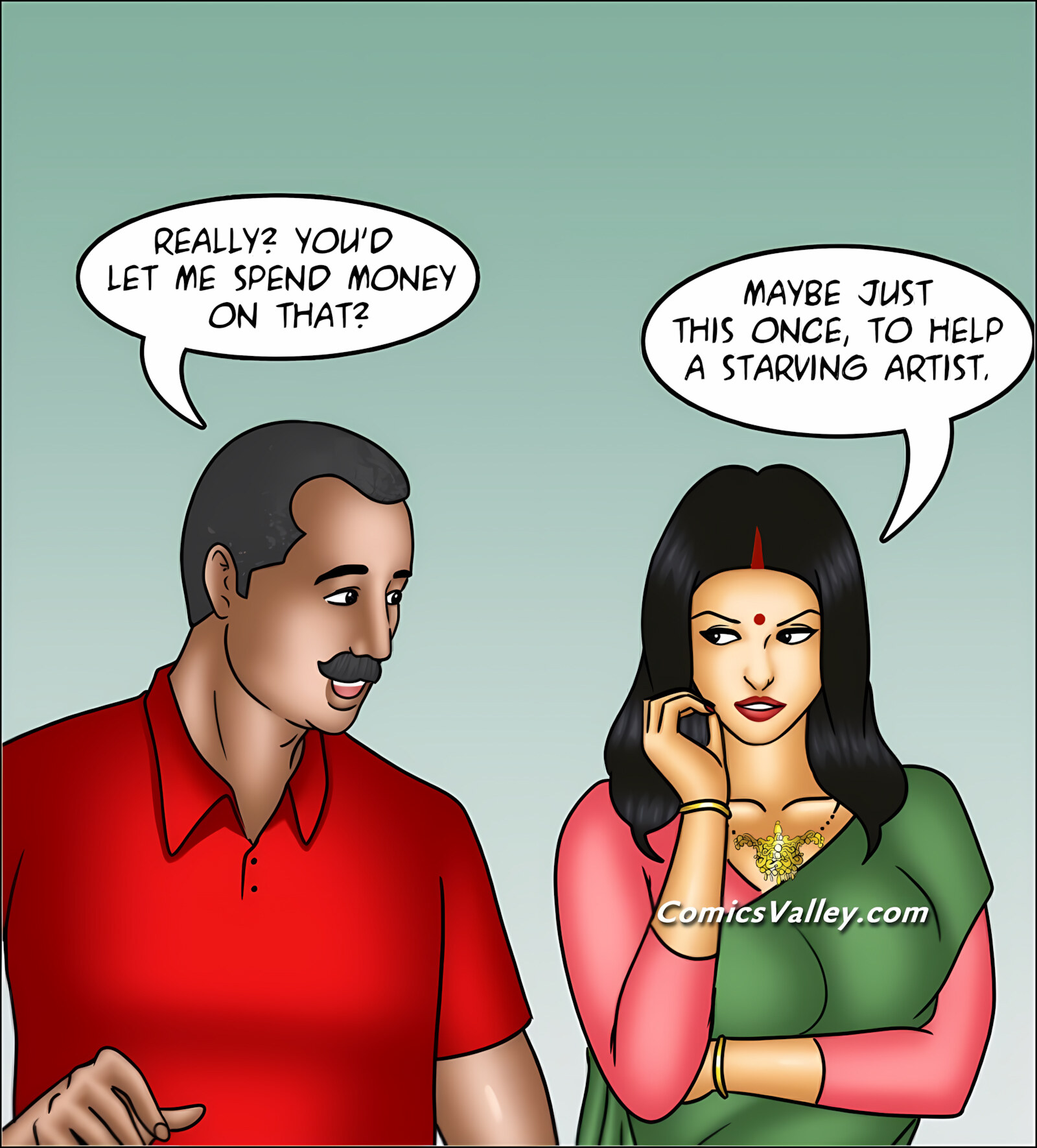 Savita Bhabhi 141-153 [Kirtu], Savita Bhabhi 147 - The Artist's Muse 2, page 139 of 142