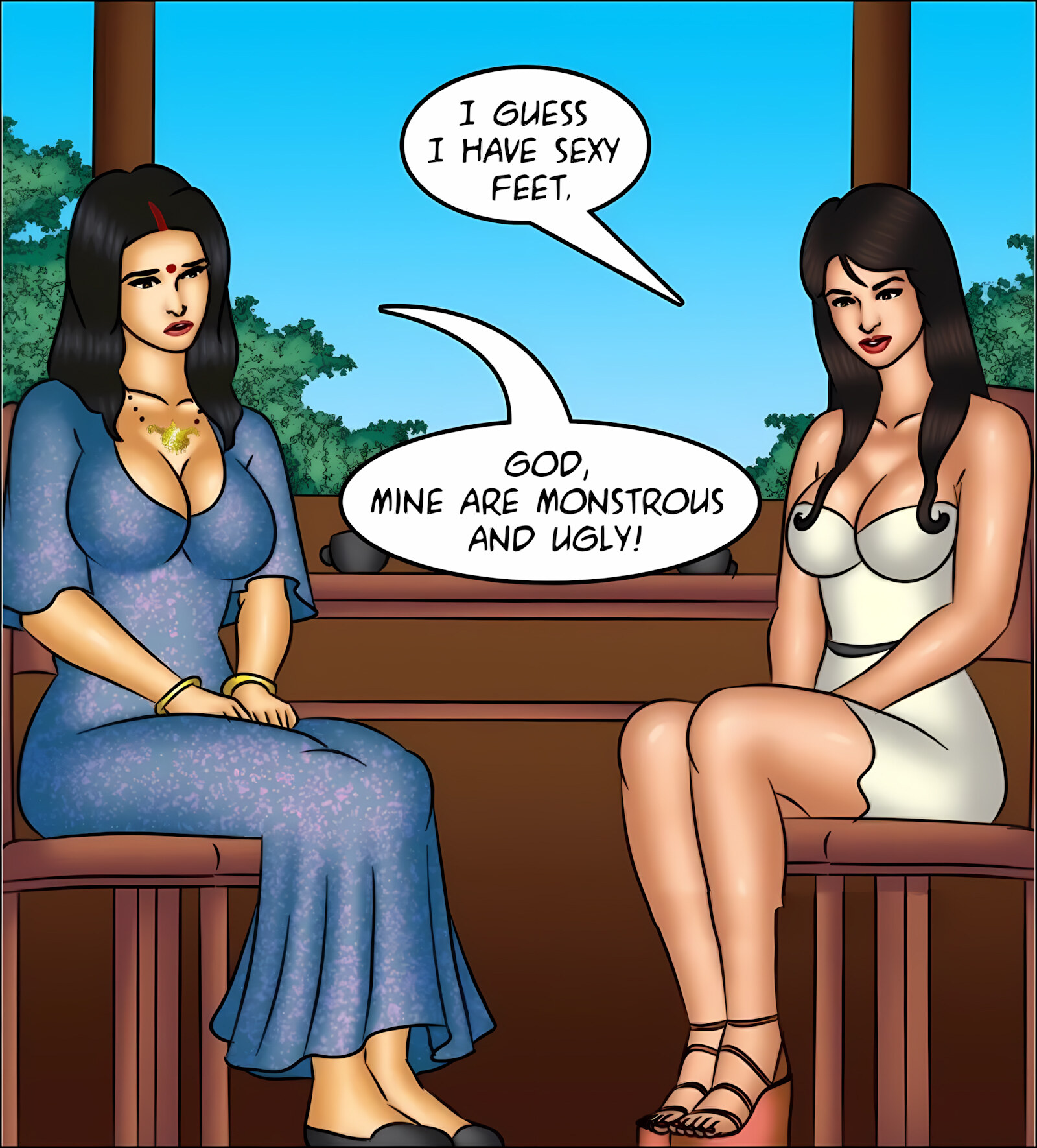 Savita Bhabhi 141-153 [Kirtu], Savita Bhabhi 146 - The Other Shoe Drops, page 37 of 142