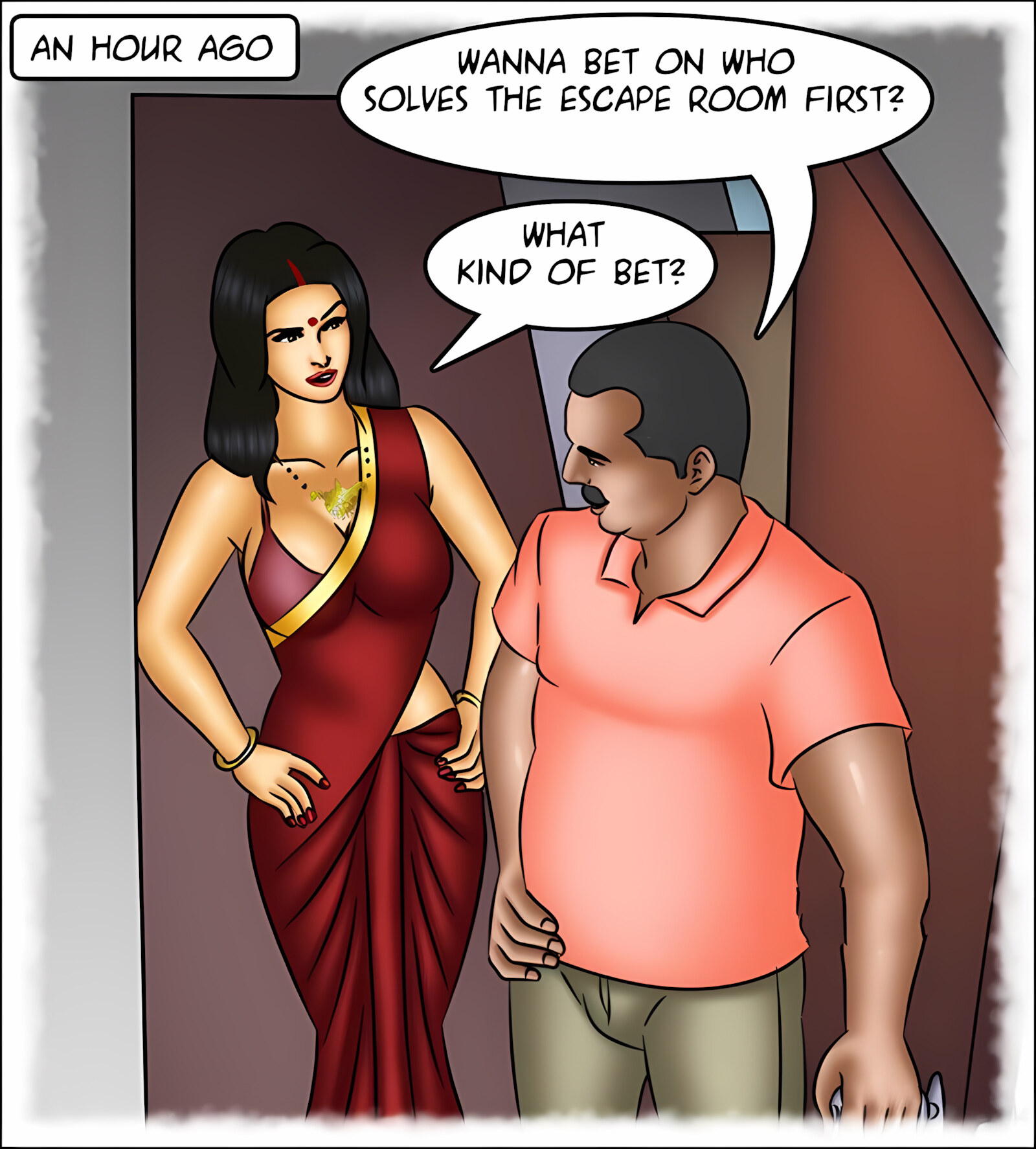 Savita Bhabhi 141-153 [Kirtu], Savita Bhabhi 145 - The Great Escape, page 80 of 142