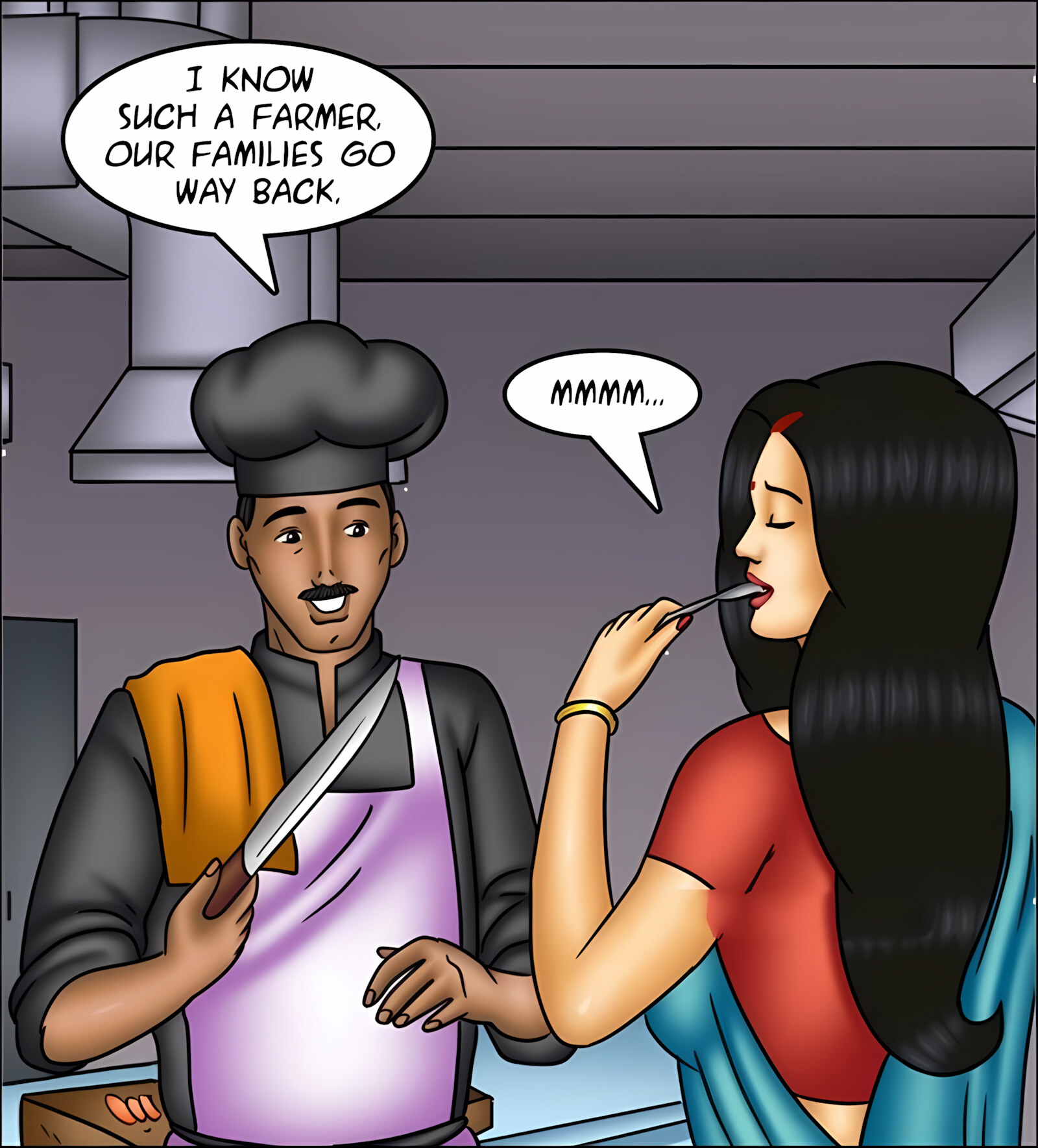 Savita Bhabhi 141-153 [Kirtu], Savita Bhabhi 144 - Milking It!, page 34 of 142