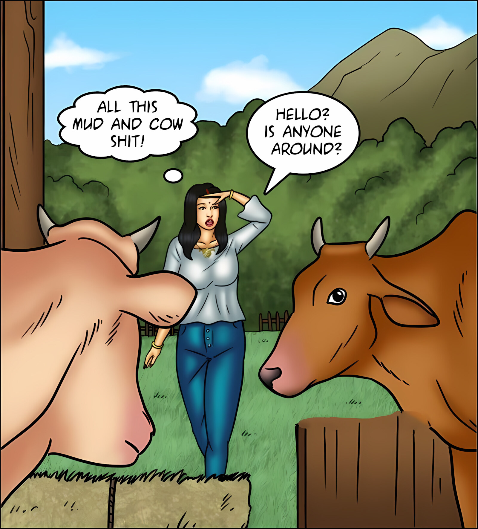 Savita Bhabhi 141-153 [Kirtu], Savita Bhabhi 144 - Milking It!, page 41 of 142