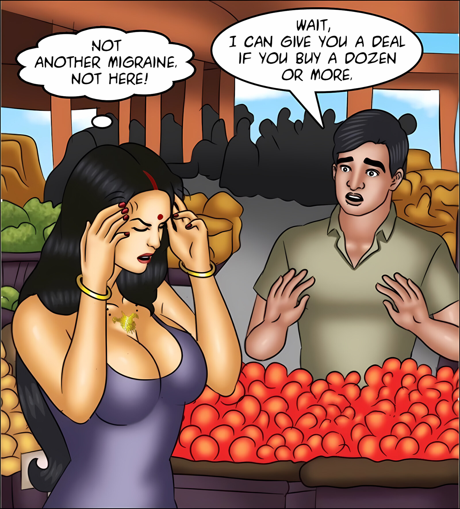 Savita Bhabhi 141-153 [Kirtu], Savita Bhabhi 143 - What a Headache!, page 106 of 142