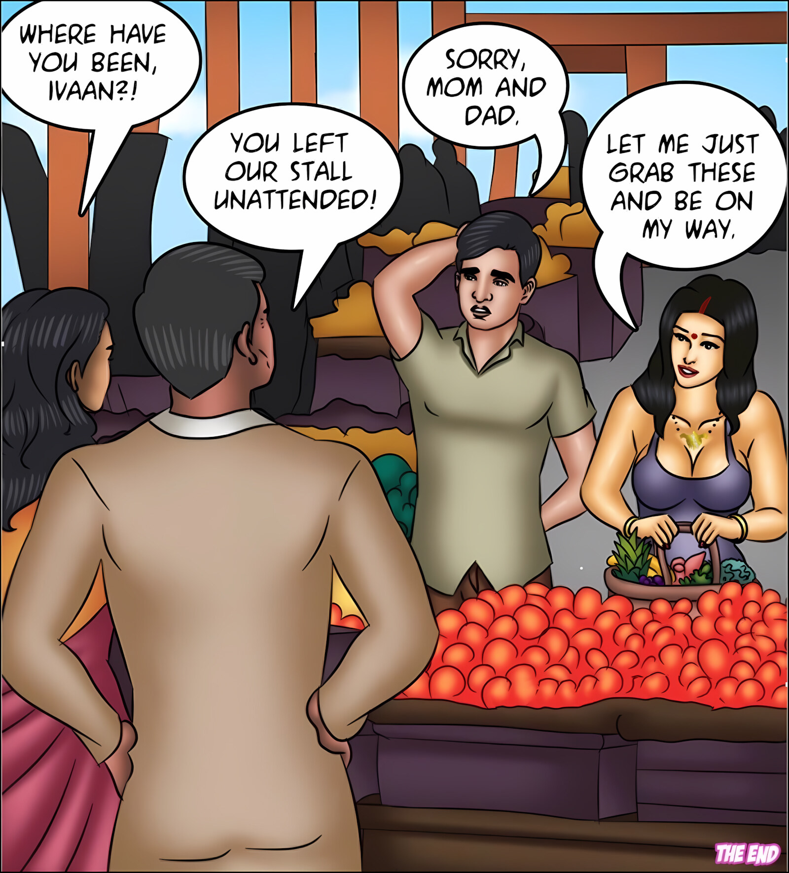 Savita Bhabhi 141-153 [Kirtu], Savita Bhabhi 143 - What a Headache!, page 142 of 142