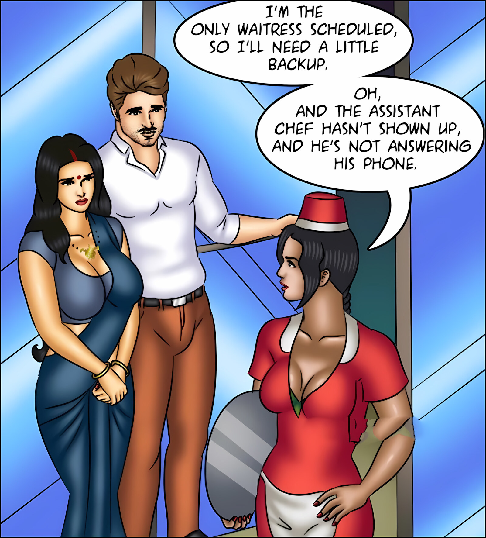 Savita Bhabhi 141-153 [Kirtu], Savita Bhabhi 143 - What a Headache!, page 45 of 142