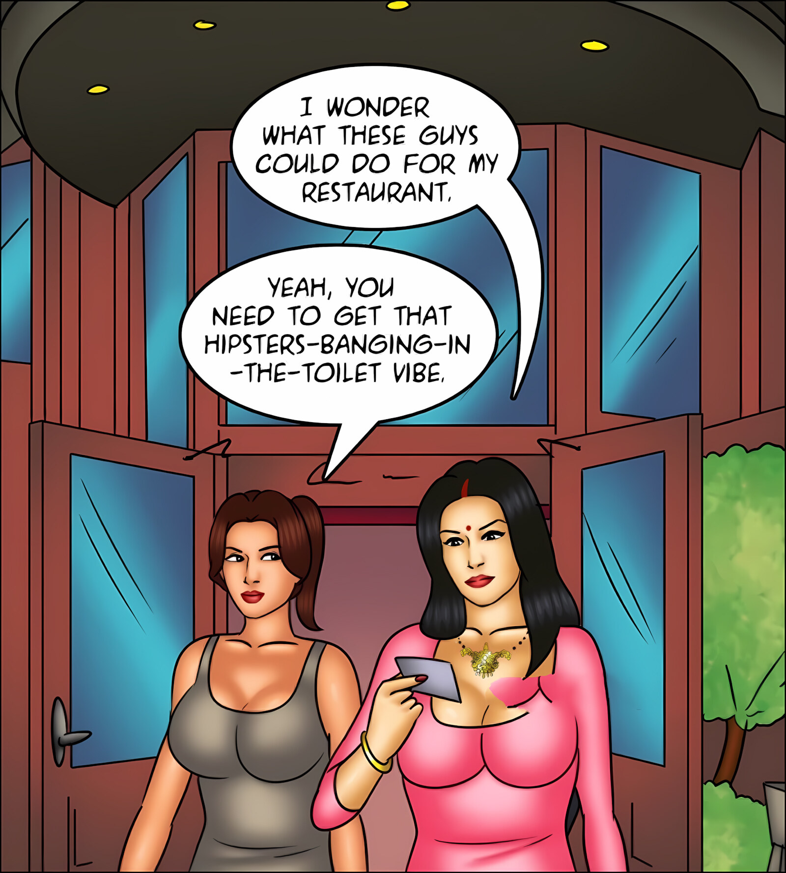 Savita Bhabhi 141-153 [Kirtu], Savita Bhabhi 142 - Renovations, page 41 of 141