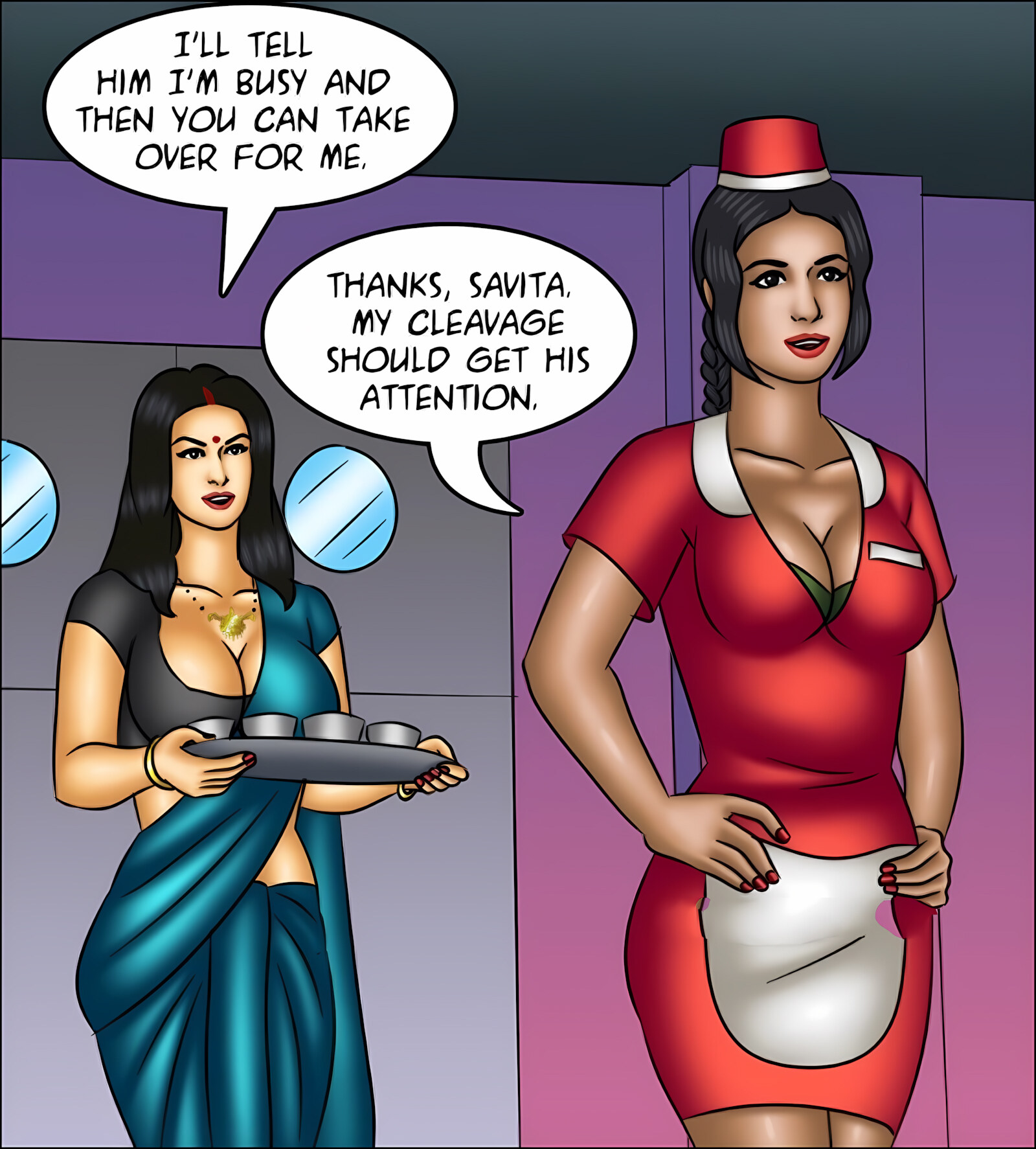 Savita Bhabhi 141-153 [Kirtu], Savita Bhabhi 141 - The Artist's Muse, page 7 of 142