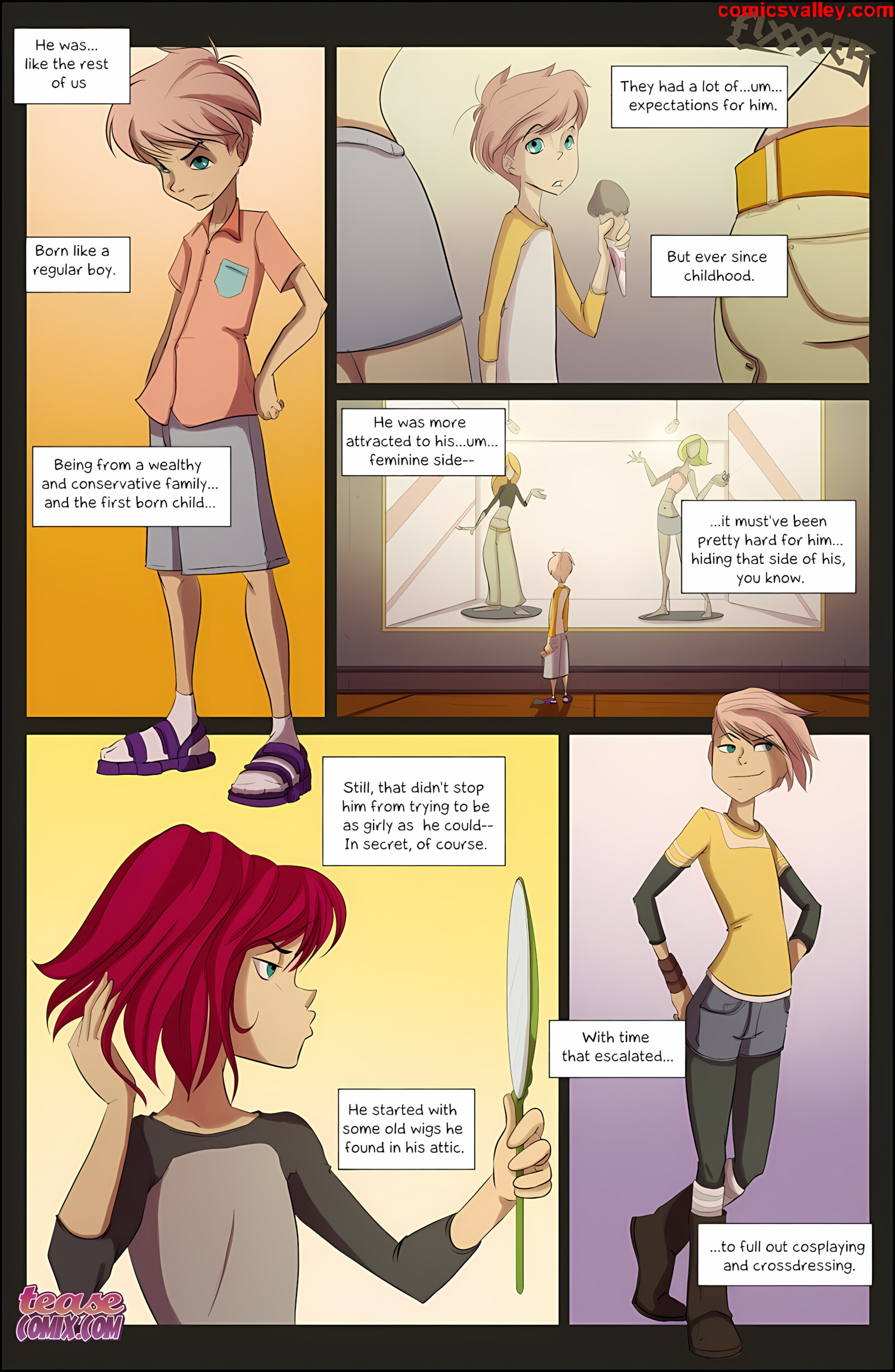 She Is Riley [Tease Comix], She Is Riley 4, page 7 of 23
