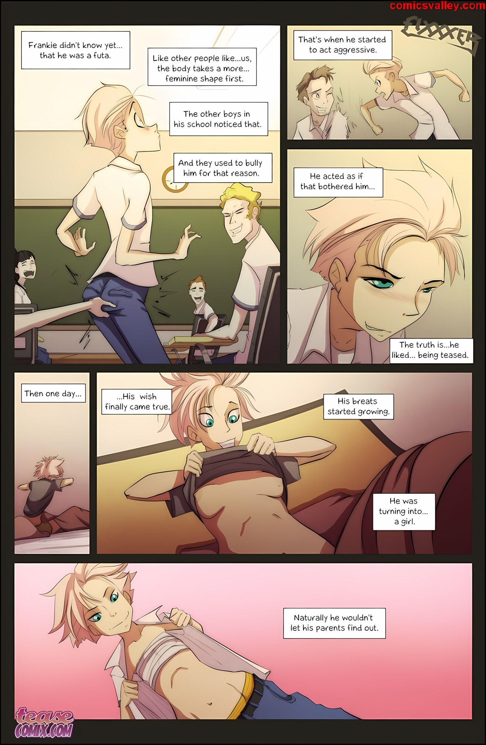 She Is Riley [Tease Comix], She Is Riley 4, page 8 of 23