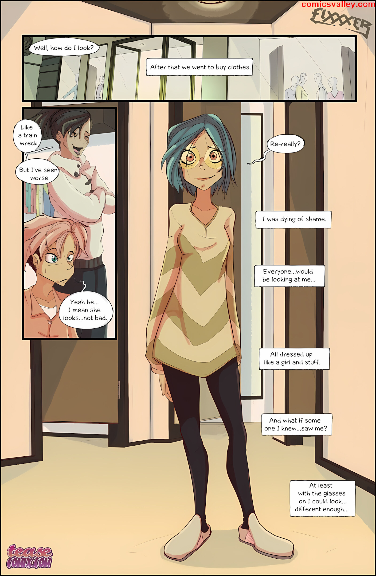 She Is Riley [Tease Comix], She Is Riley 3, page 12 of 23