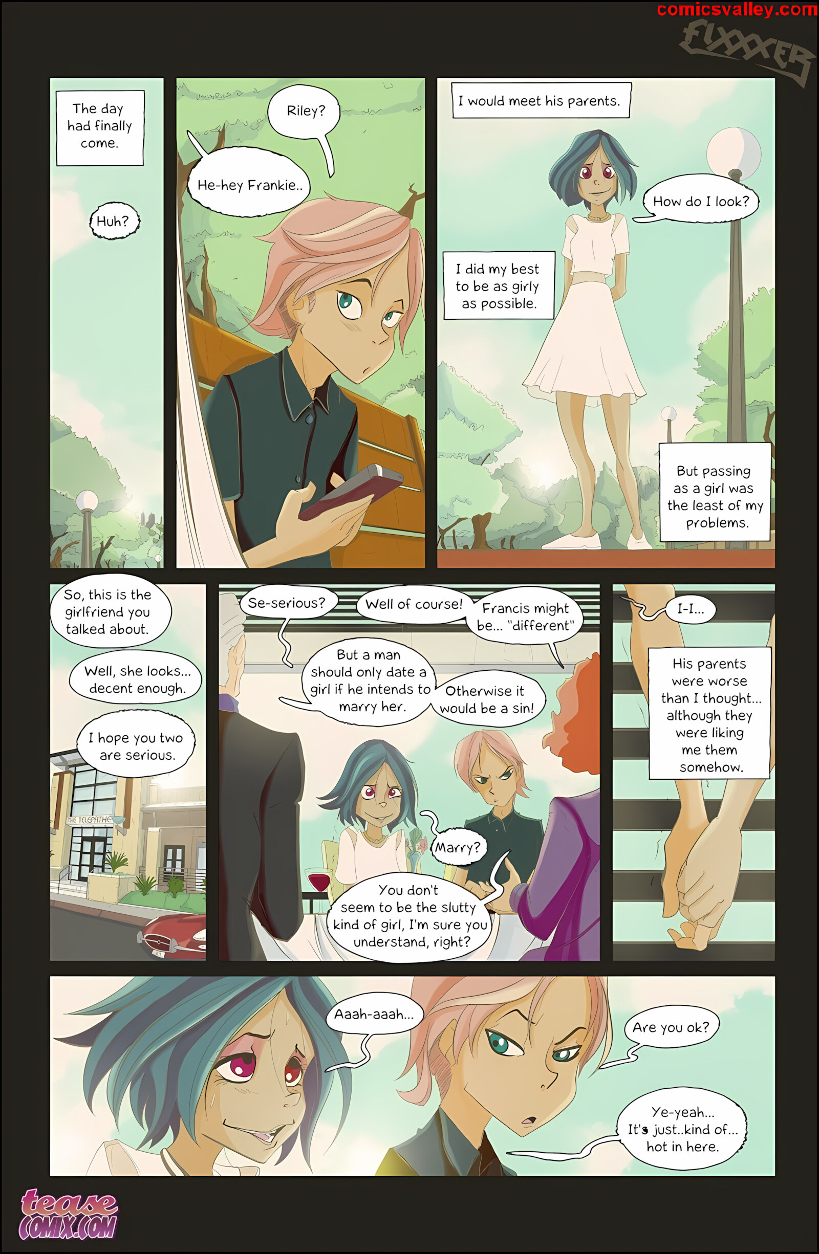 She Is Riley [Tease Comix], She Is Riley 3, page 15 of 23
