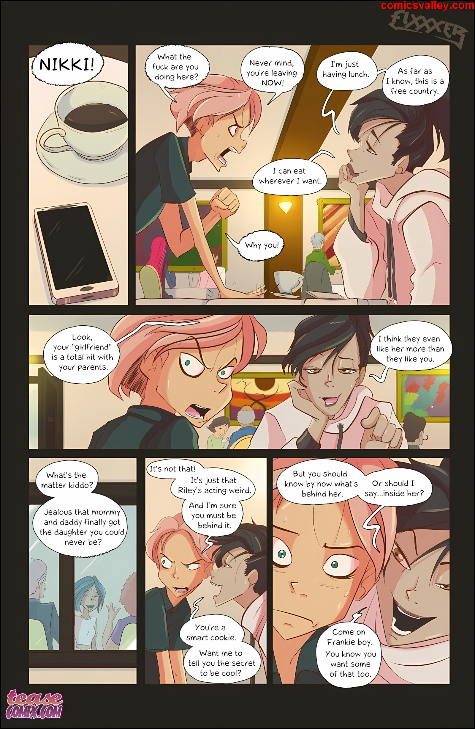 She Is Riley [Tease Comix], She Is Riley 3, page 16 of 23