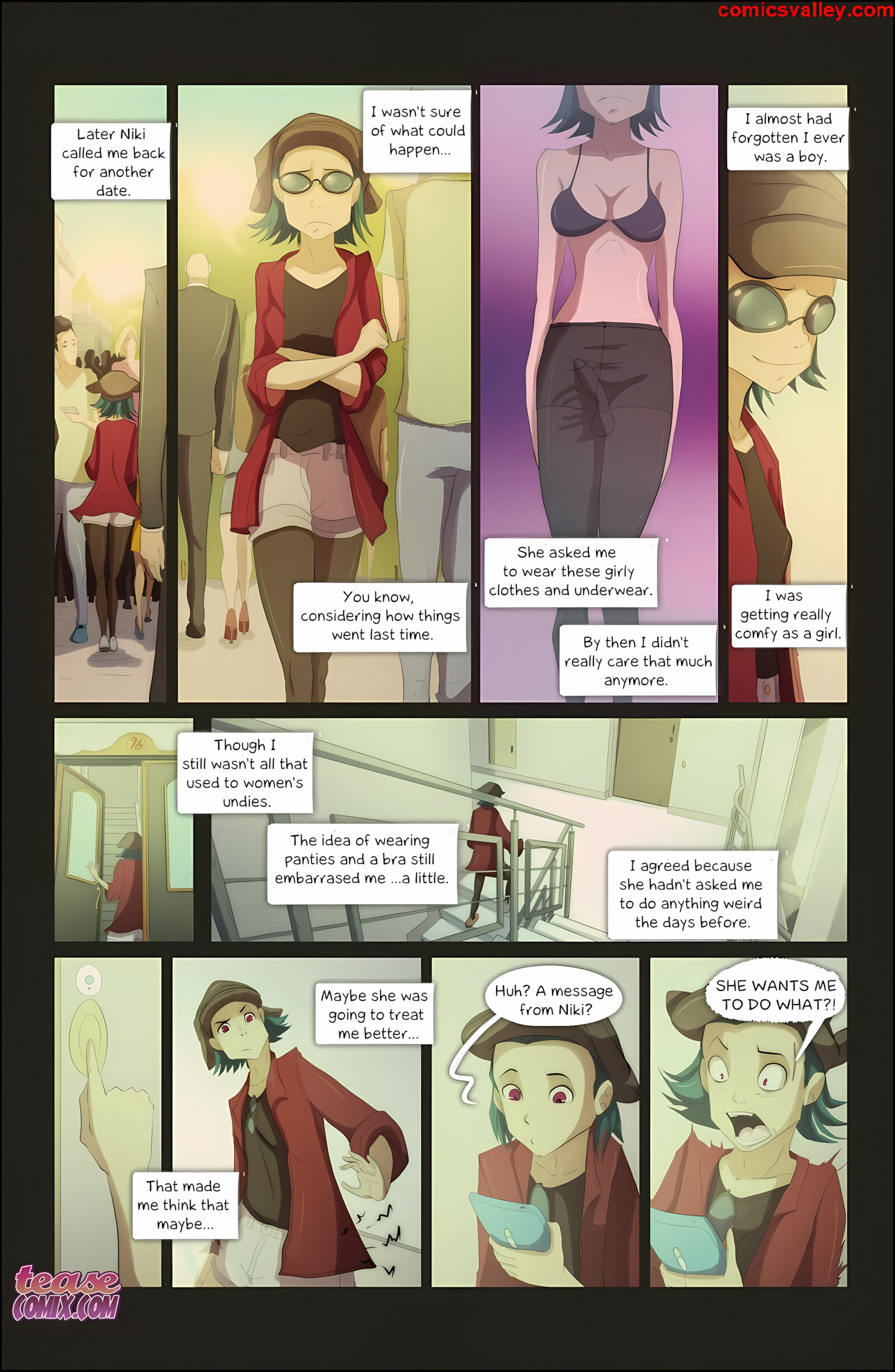She Is Riley [Tease Comix], She Is Riley 2, page 17 of 23