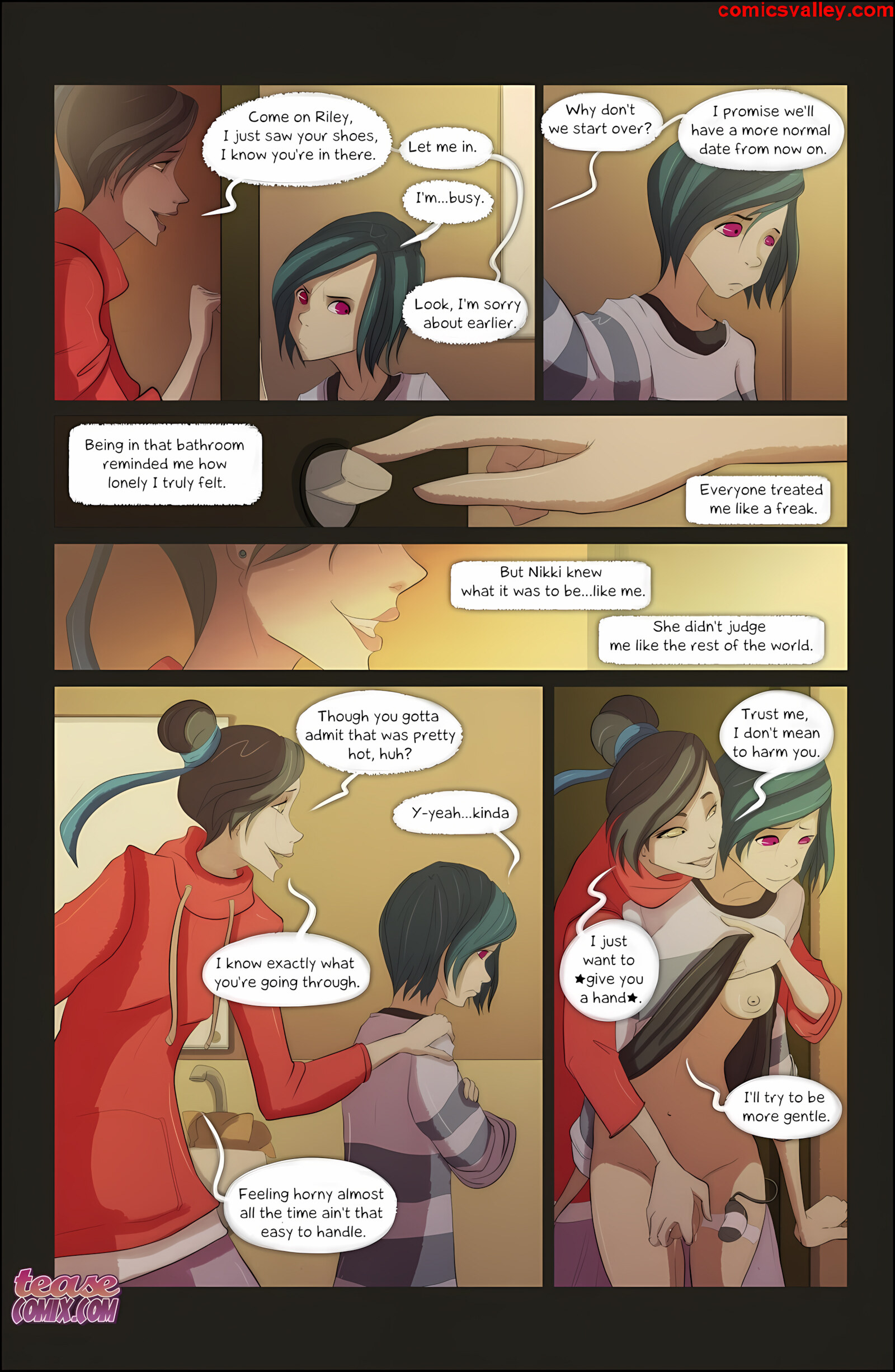 She Is Riley [Tease Comix], She Is Riley 2, page 9 of 23