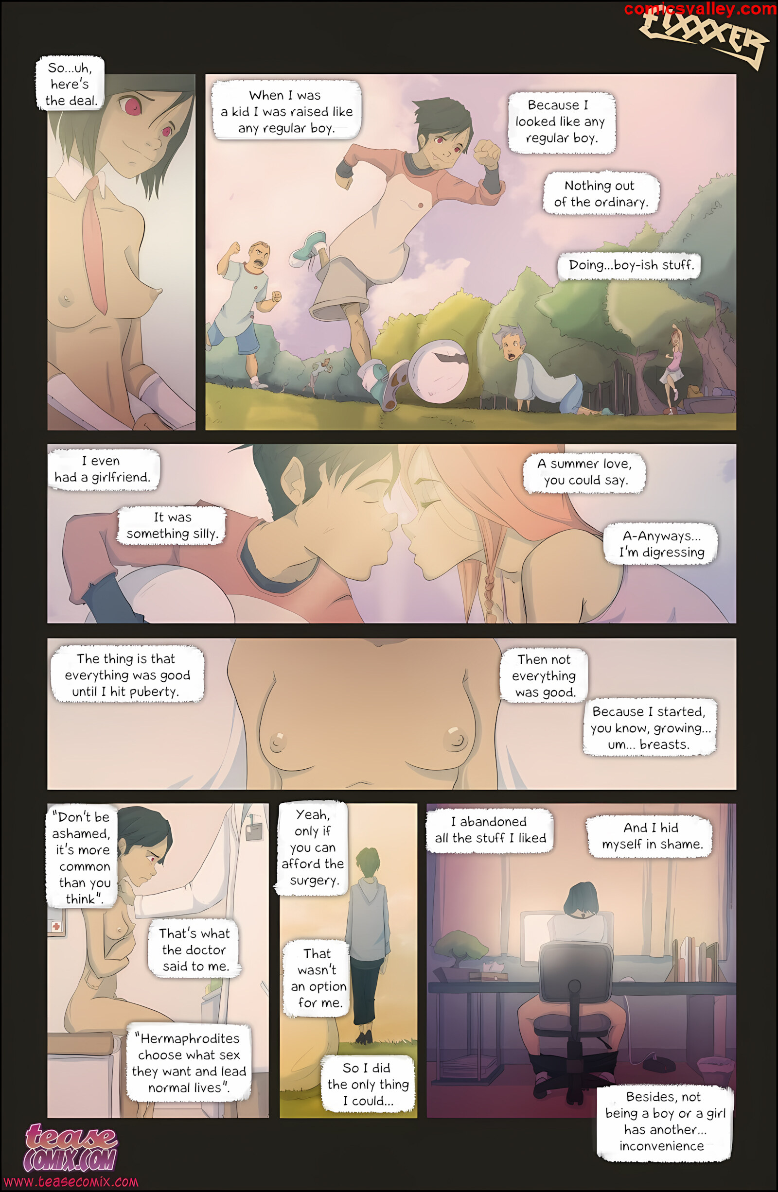 She Is Riley [Tease Comix], She Is Riley 1, page 3 of 23