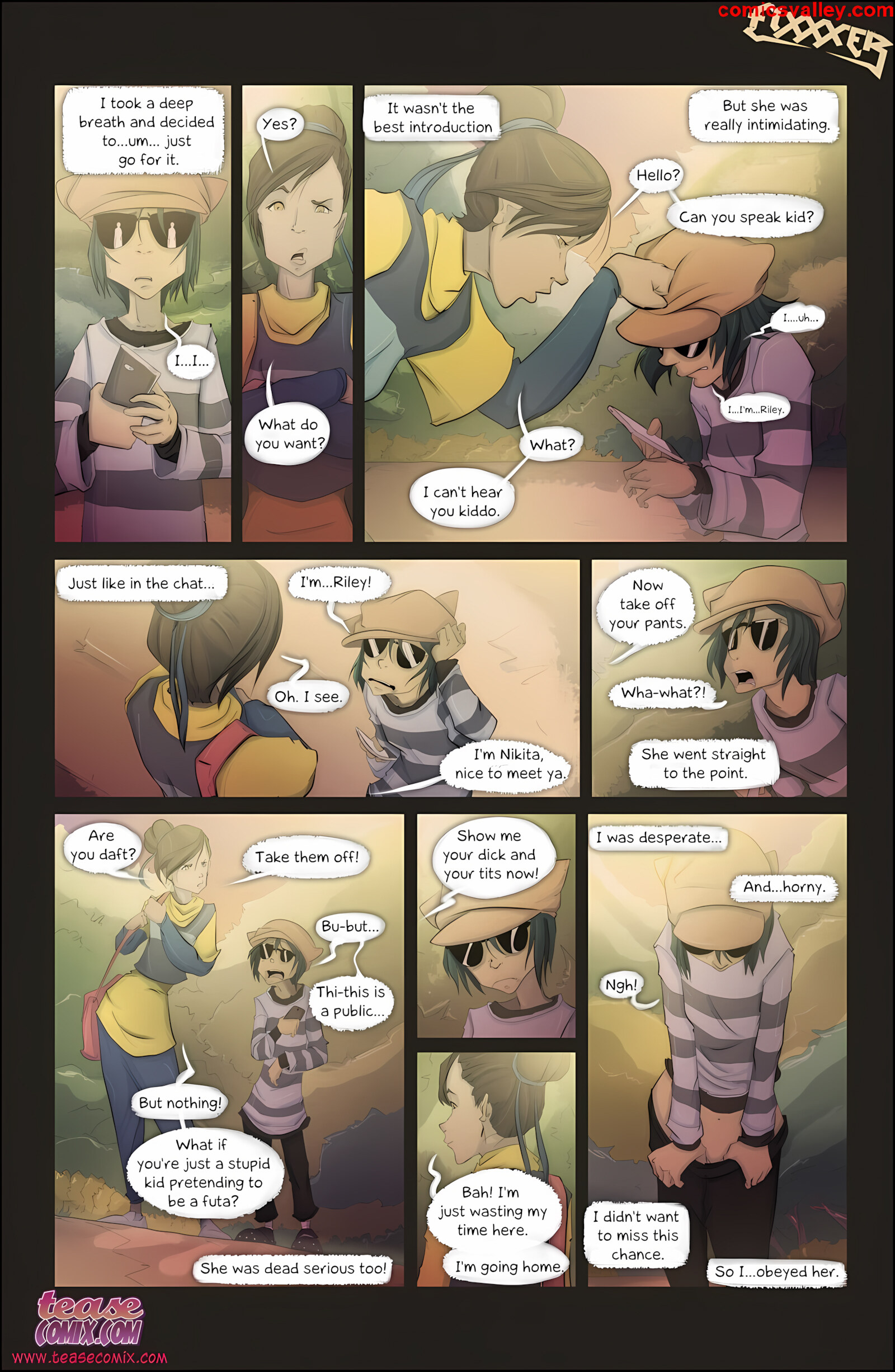 She Is Riley [Tease Comix], She Is Riley 1, page 8 of 23