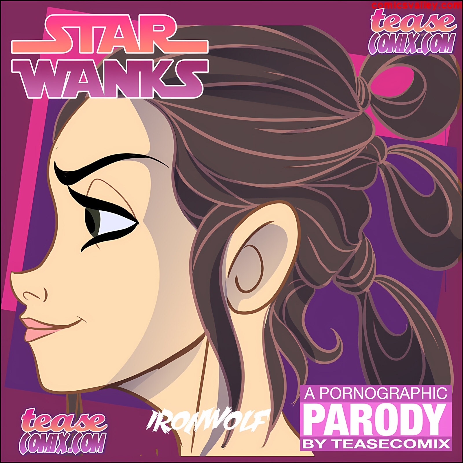 Star Wanks [Tease Comix], Star Wanks, page 7 of 24