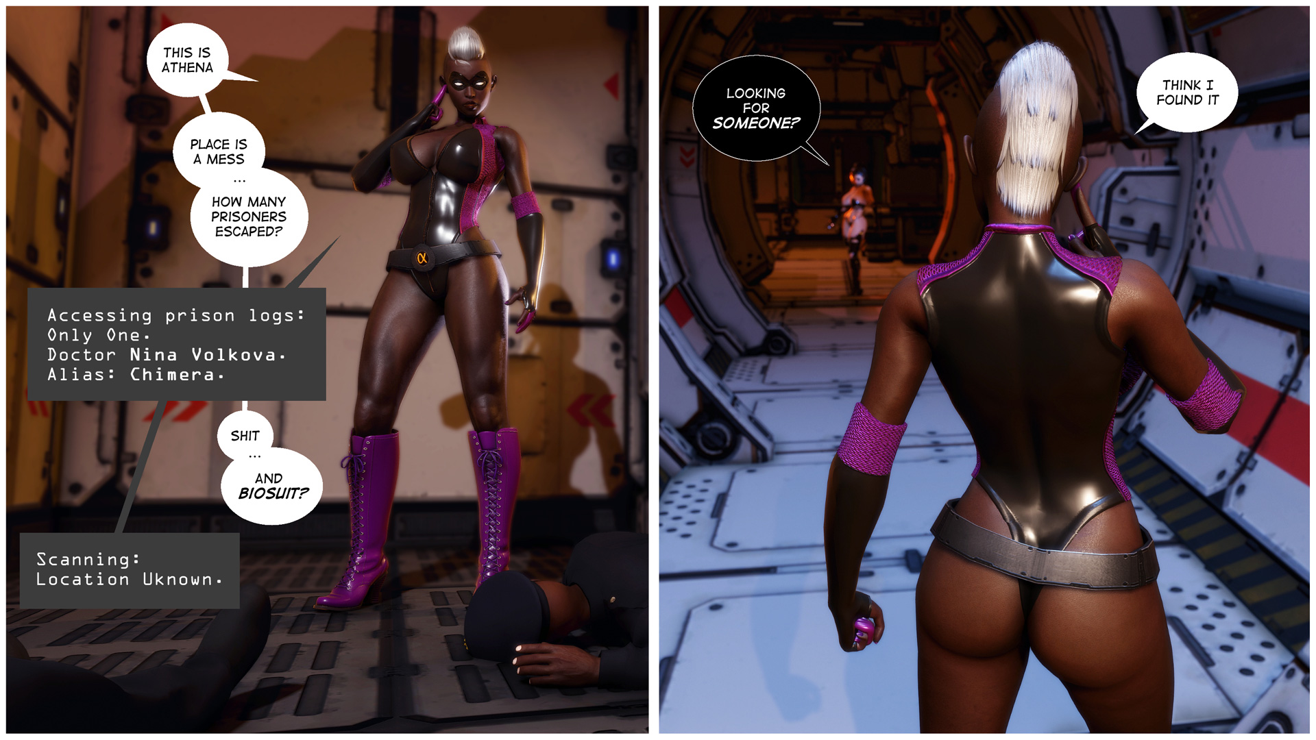 Athena vs. Chimera [Shassai], Athena vs. Chimera, page 1 of 15