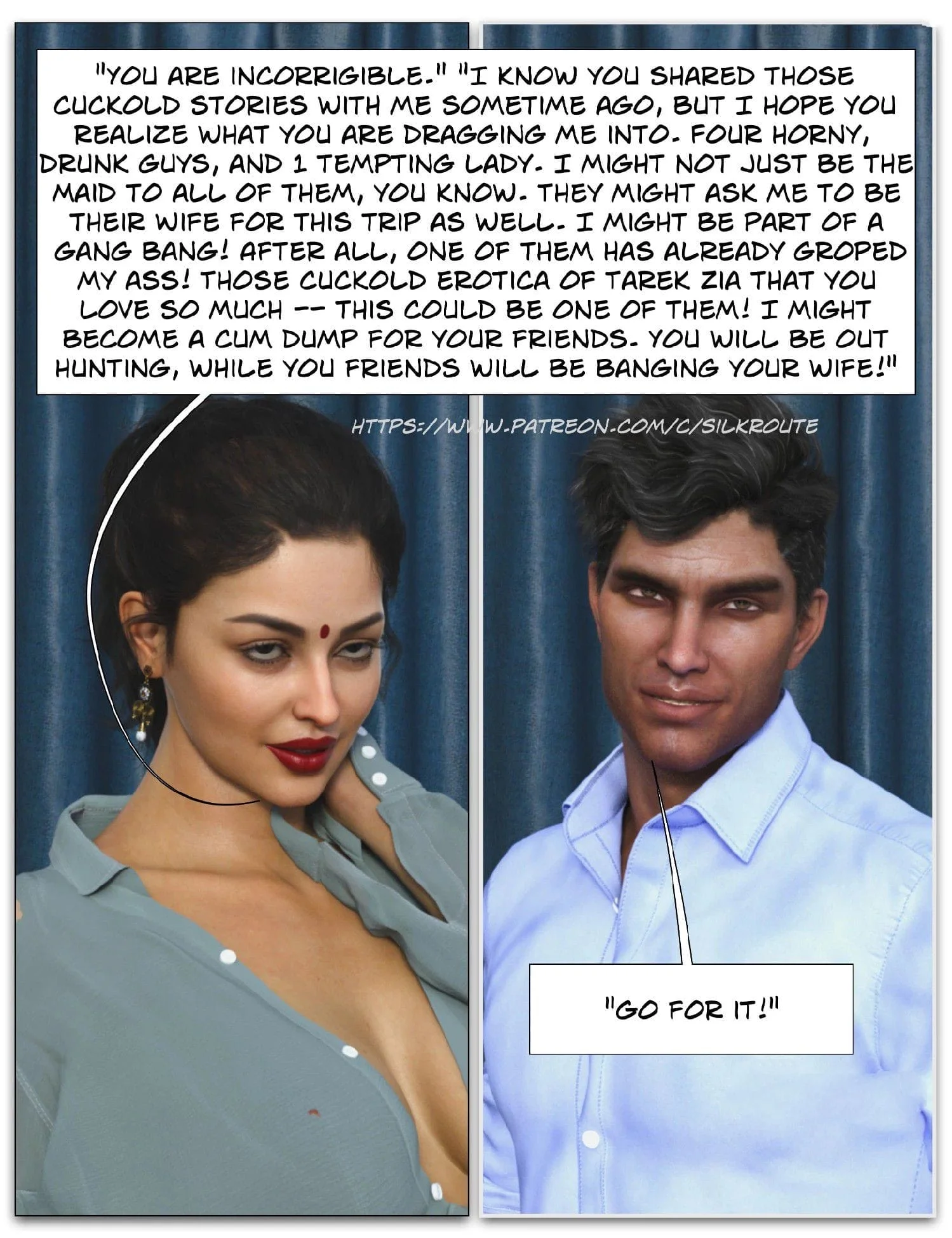 Take Her – Series 2 [Silk Route | Ira Raman], 17 . Take Her - Series 2 - Chapter 1, page 16 of 36