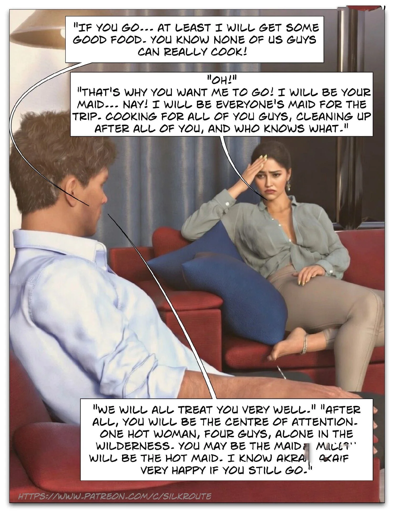 Take Her – Series 2 [Silk Route | Ira Raman], 17 . Take Her - Series 2 - Chapter 1, page 8 of 36
