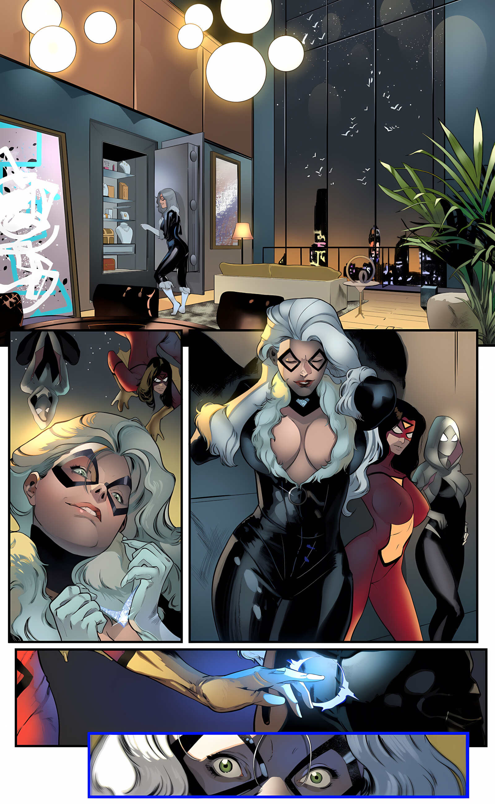 The Cat and the Spiders [XGeek], The Cat and the Spiders, page 1 of 9
