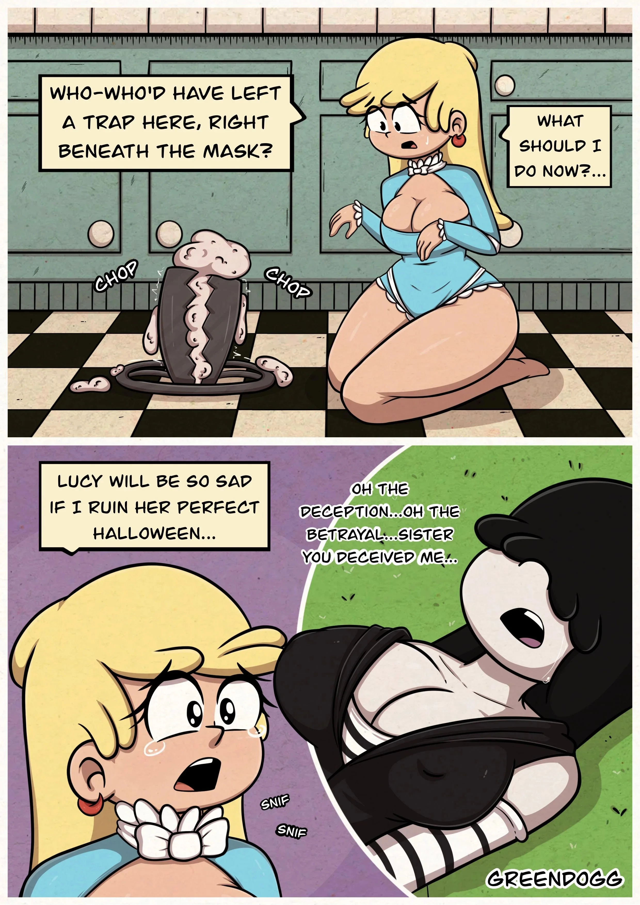 The Lewd Halloween (The Loud House), 1. The Lewd Halloween [GreenDogg], page 4 of 19