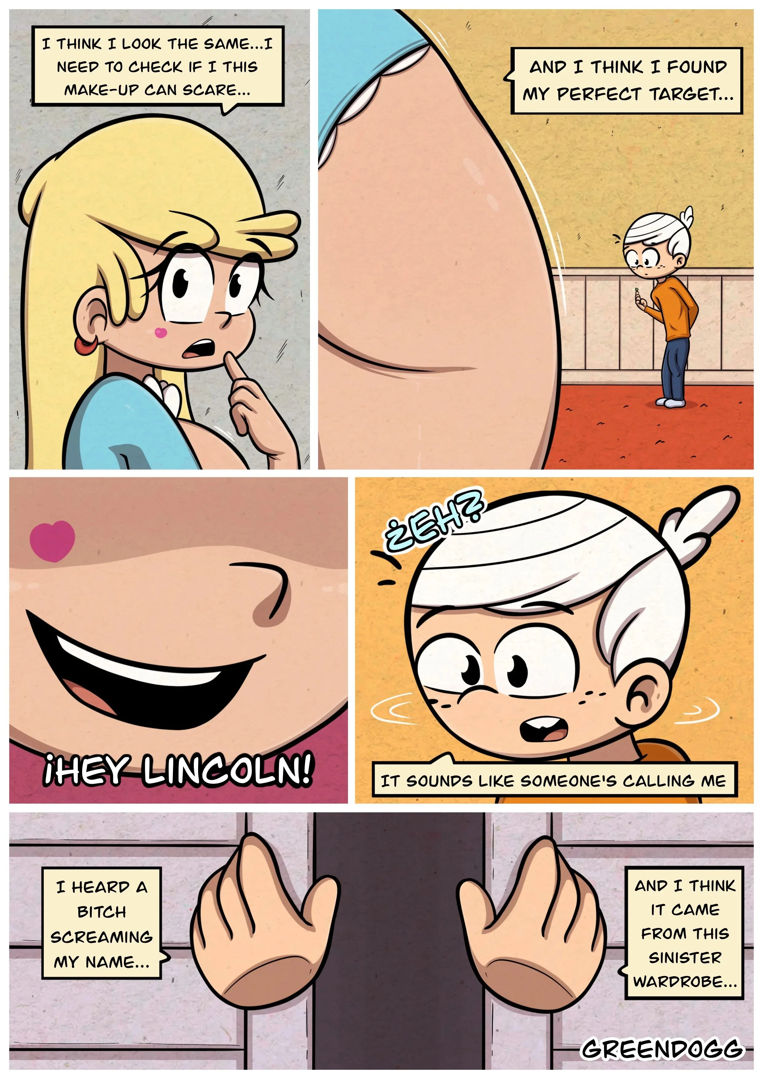 The Lewd Halloween (The Loud House), 1. The Lewd Halloween [GreenDogg], page 6 of 19