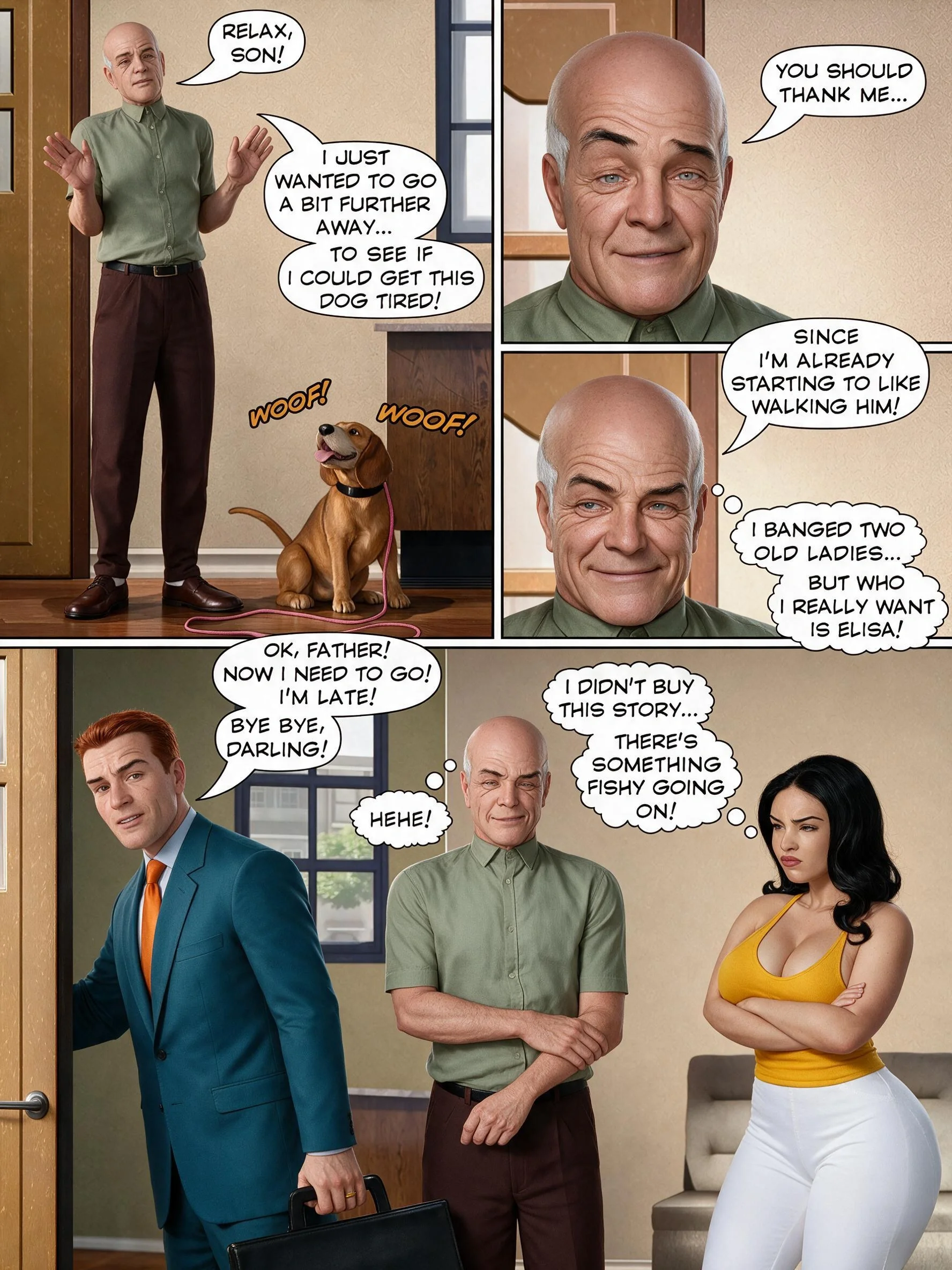 The Pervert Father in Law (AI Remastered), 4. The pervert father in law - Part 4 ( AI Gen ), page 2 of 32
