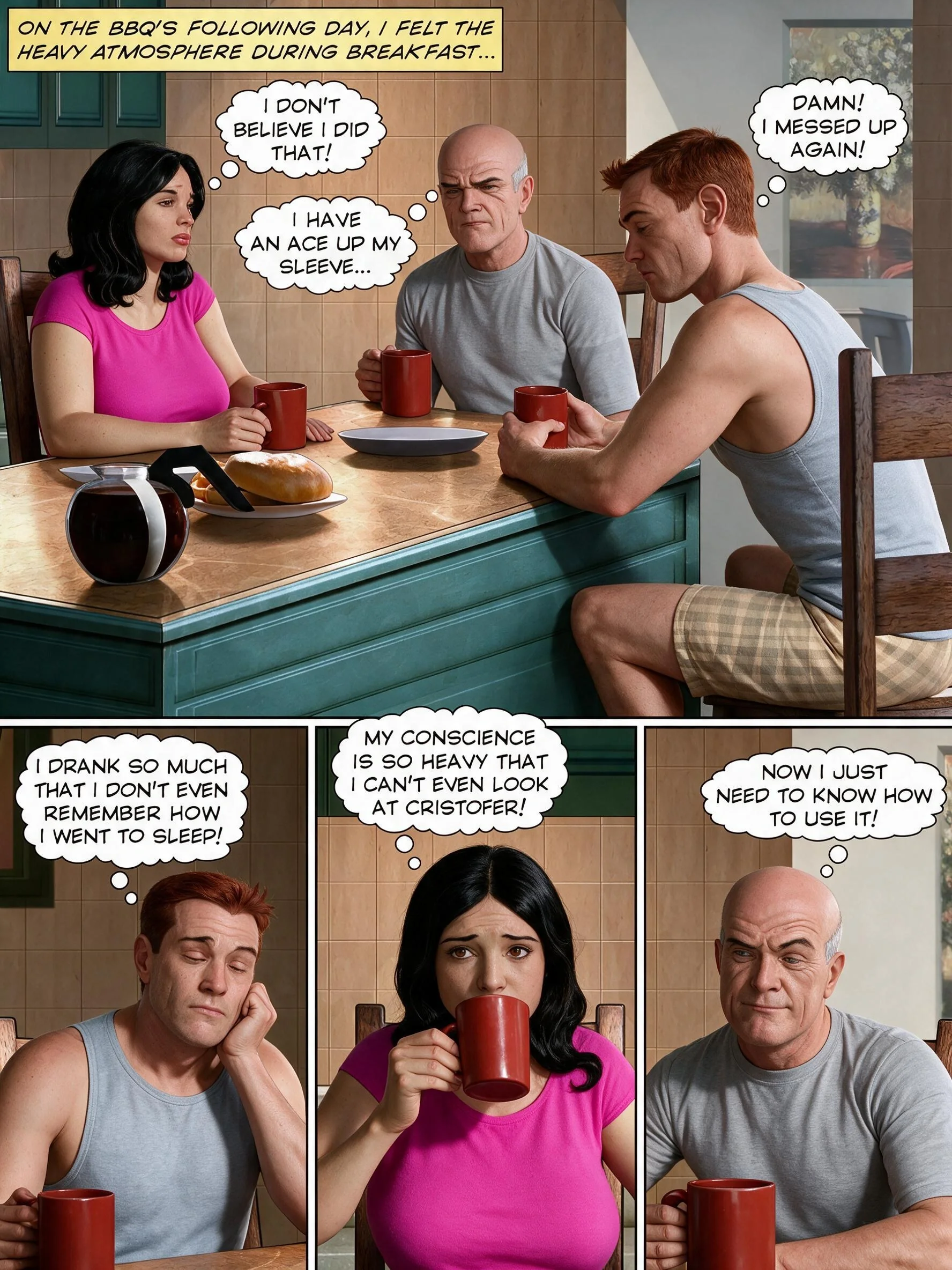 The Pervert Father in Law (AI Remastered), 3. The pervert father in law - Part 3 ( AI Gen ), page 15 of 28