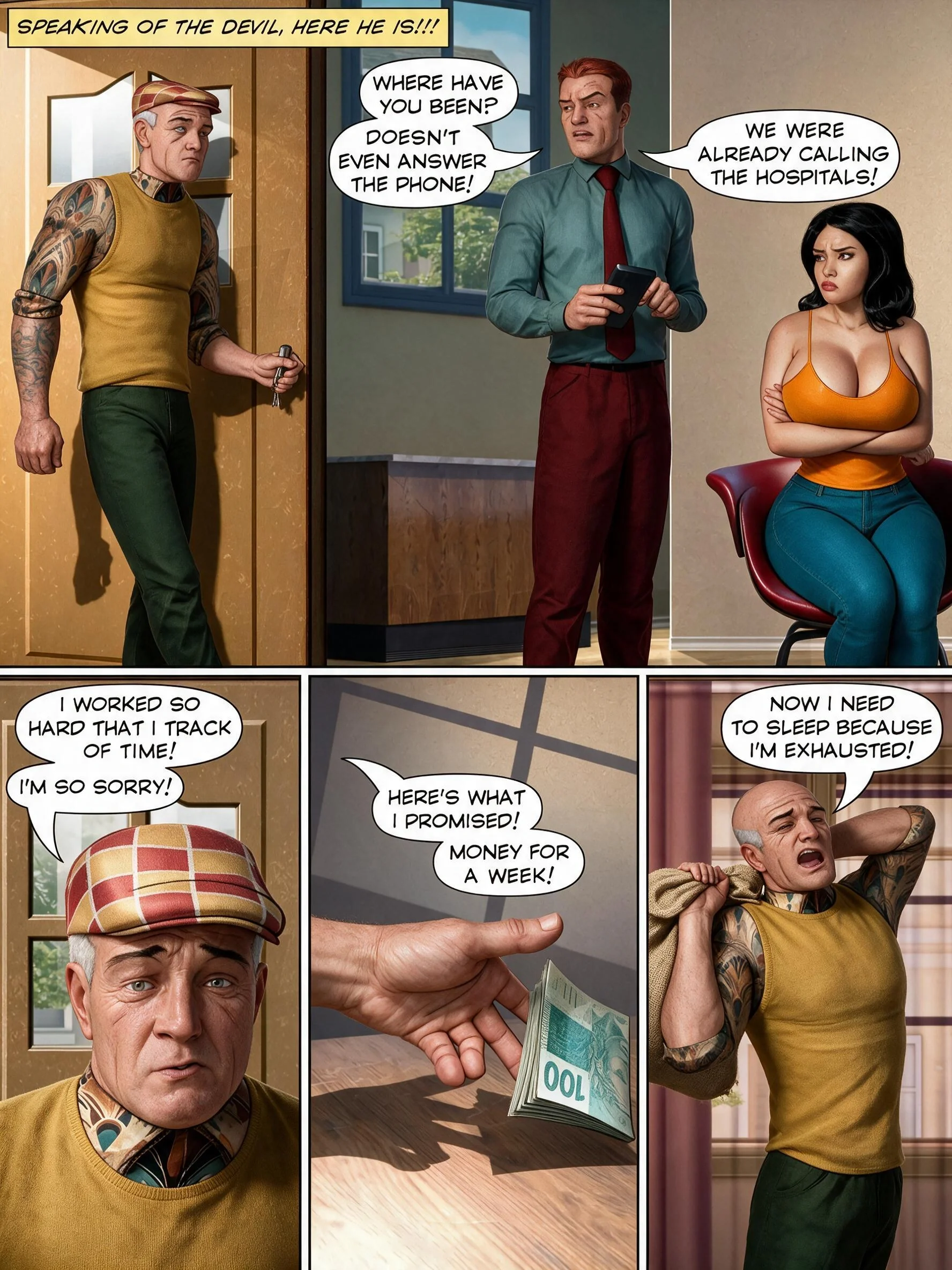 The Pervert Father in Law (AI Remastered), 2. The pervert father in law - Part 2 ( AI Gen ), page 17 of 42