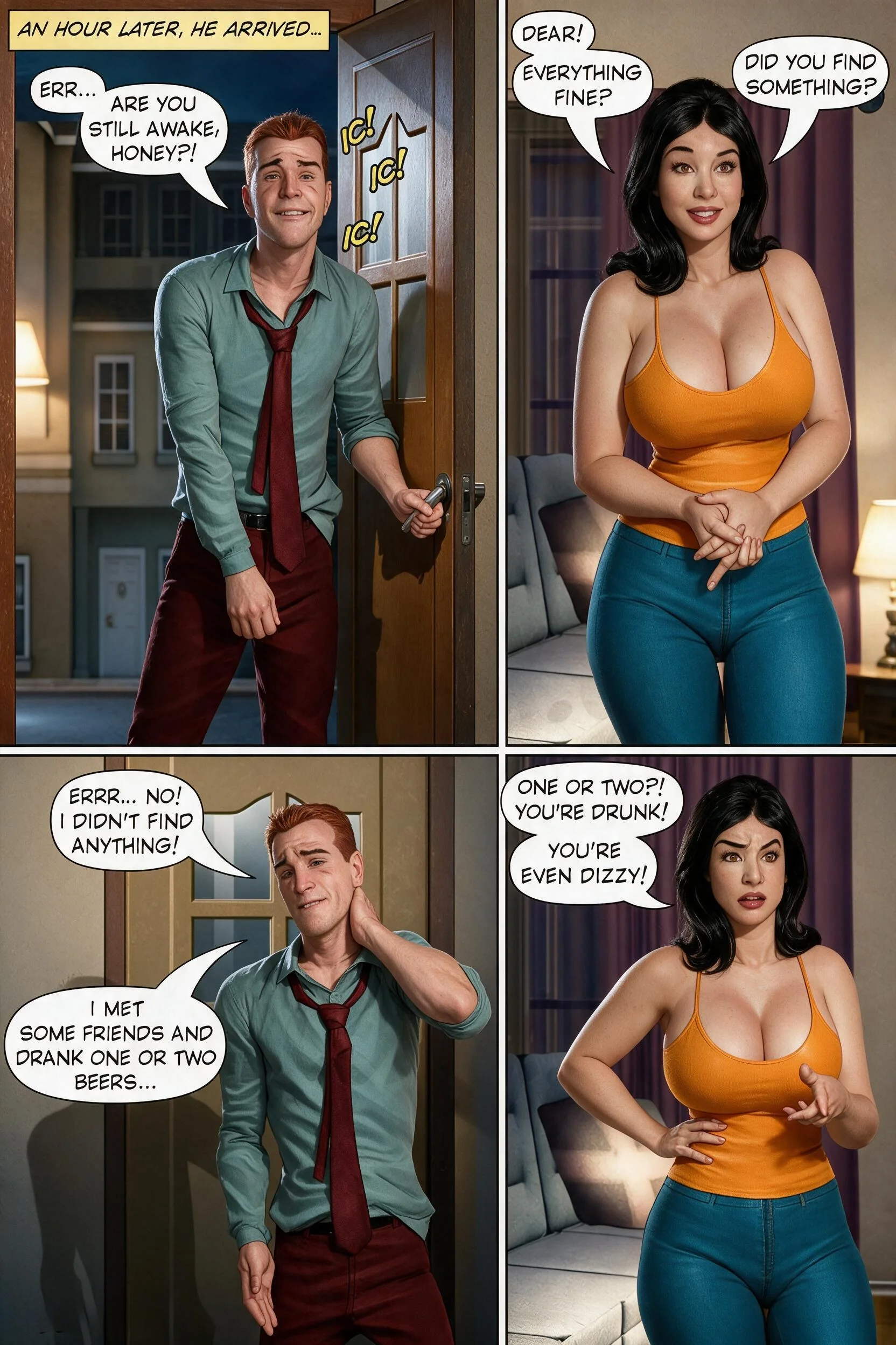 The Pervert Father in Law (AI Remastered), 2. The pervert father in law - Part 2 ( AI Gen ), page 19 of 42