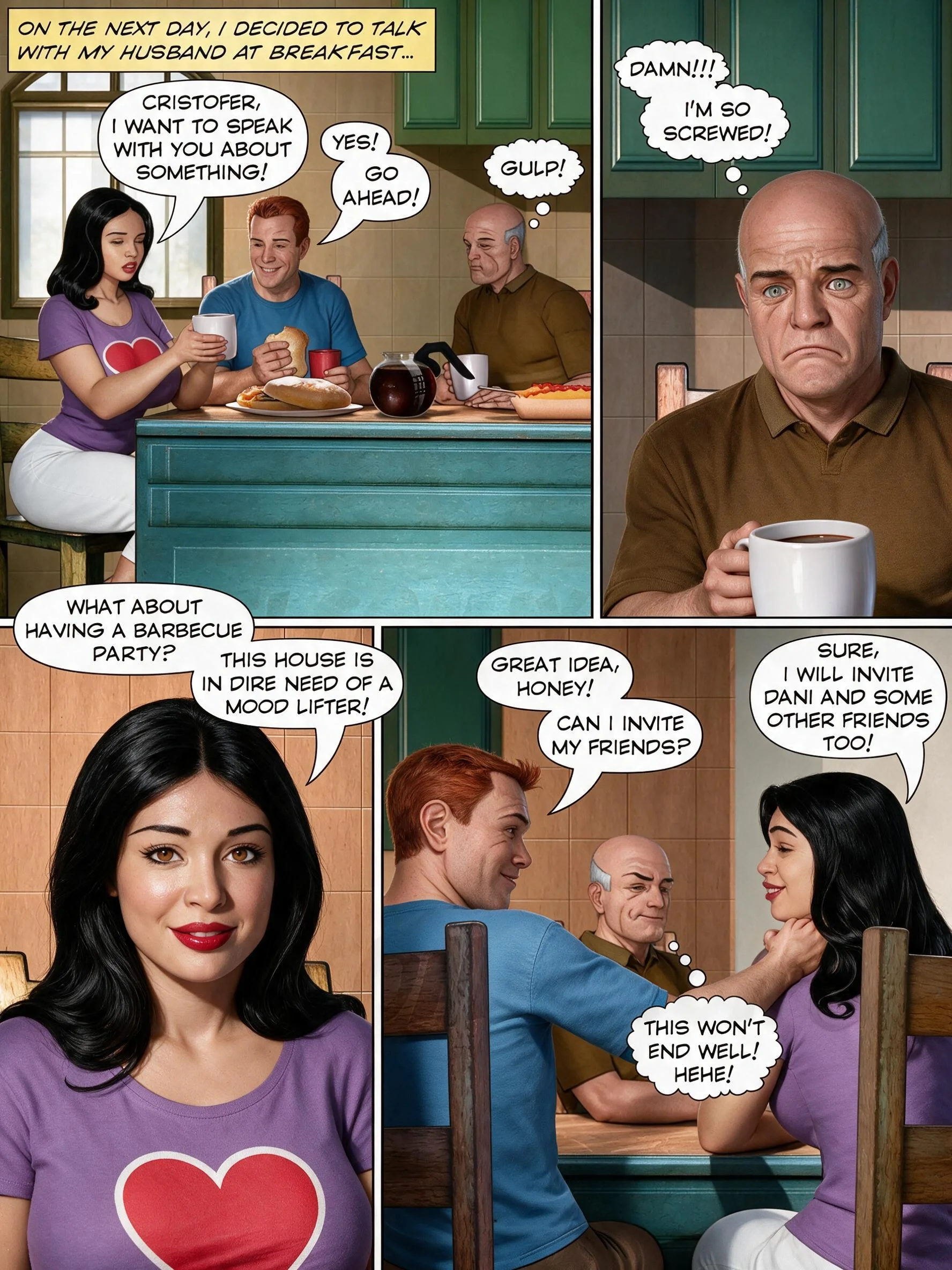 The Pervert Father in Law (AI Remastered), 2. The pervert father in law - Part 2 ( AI Gen ), page 29 of 42
