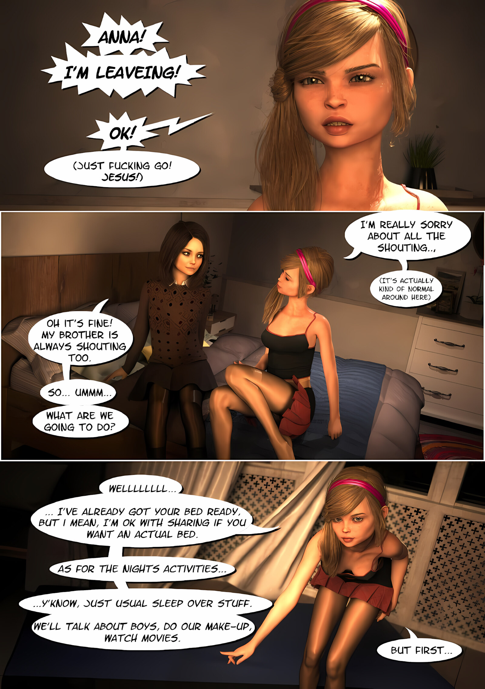 The Sleepover [NylonComics], The Sleepover, page 5 of 44