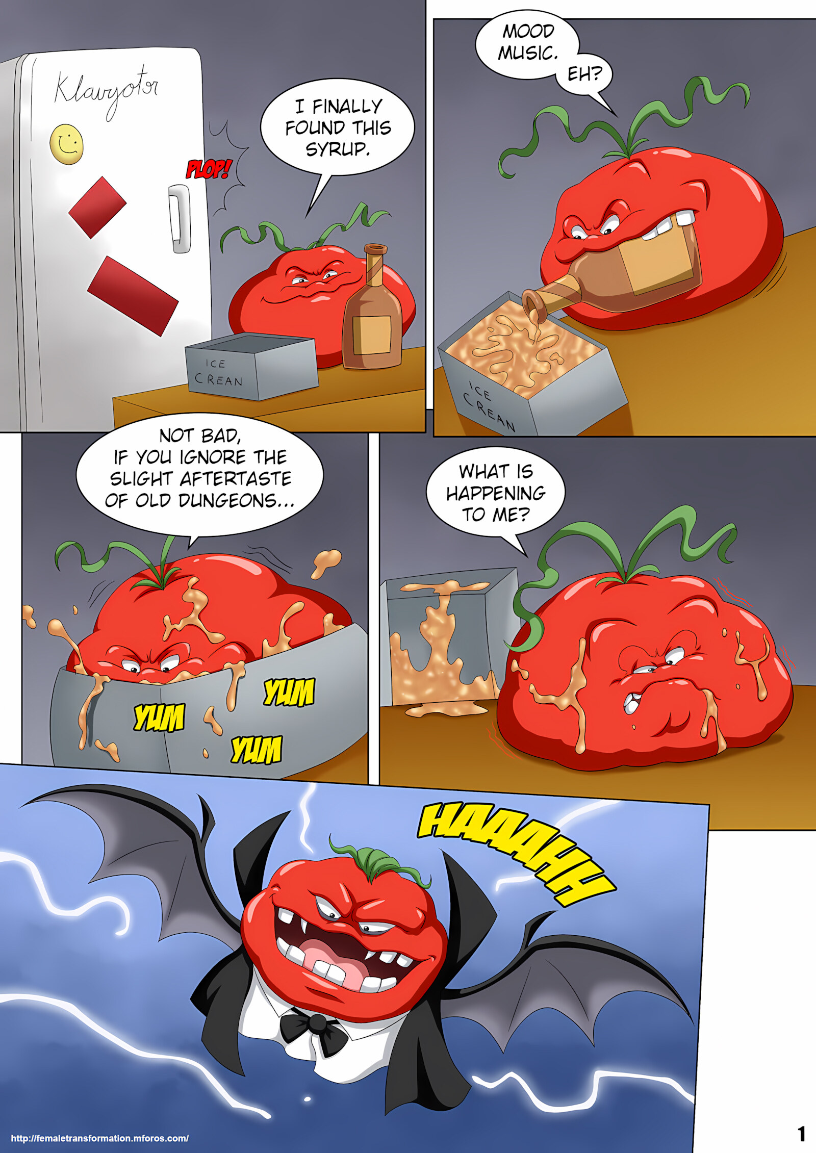 Vamp or Treat (Attack of The Killer Tomatoes) [Locofuria], Vamp or Treat (Attack of The Killer Tomatoes), page 2 of 25